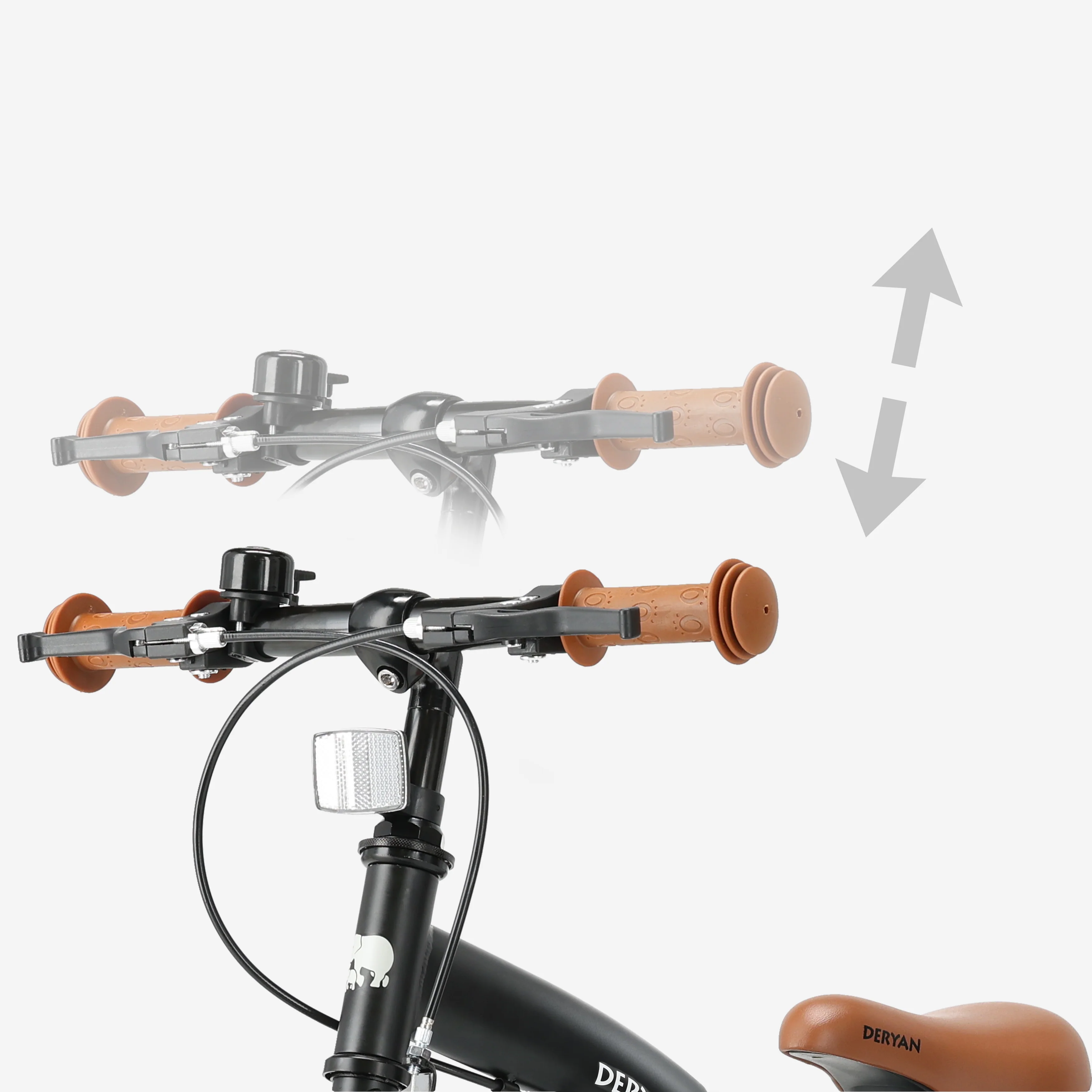 Luxe Kinderfiets 14 inch - 3 in 1 - loopfiets Zwart - Image 5