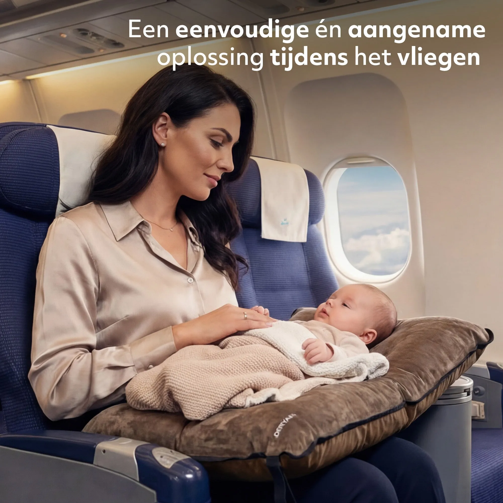 AirTraveller Vliegtuigbedje - Brown - Image 4