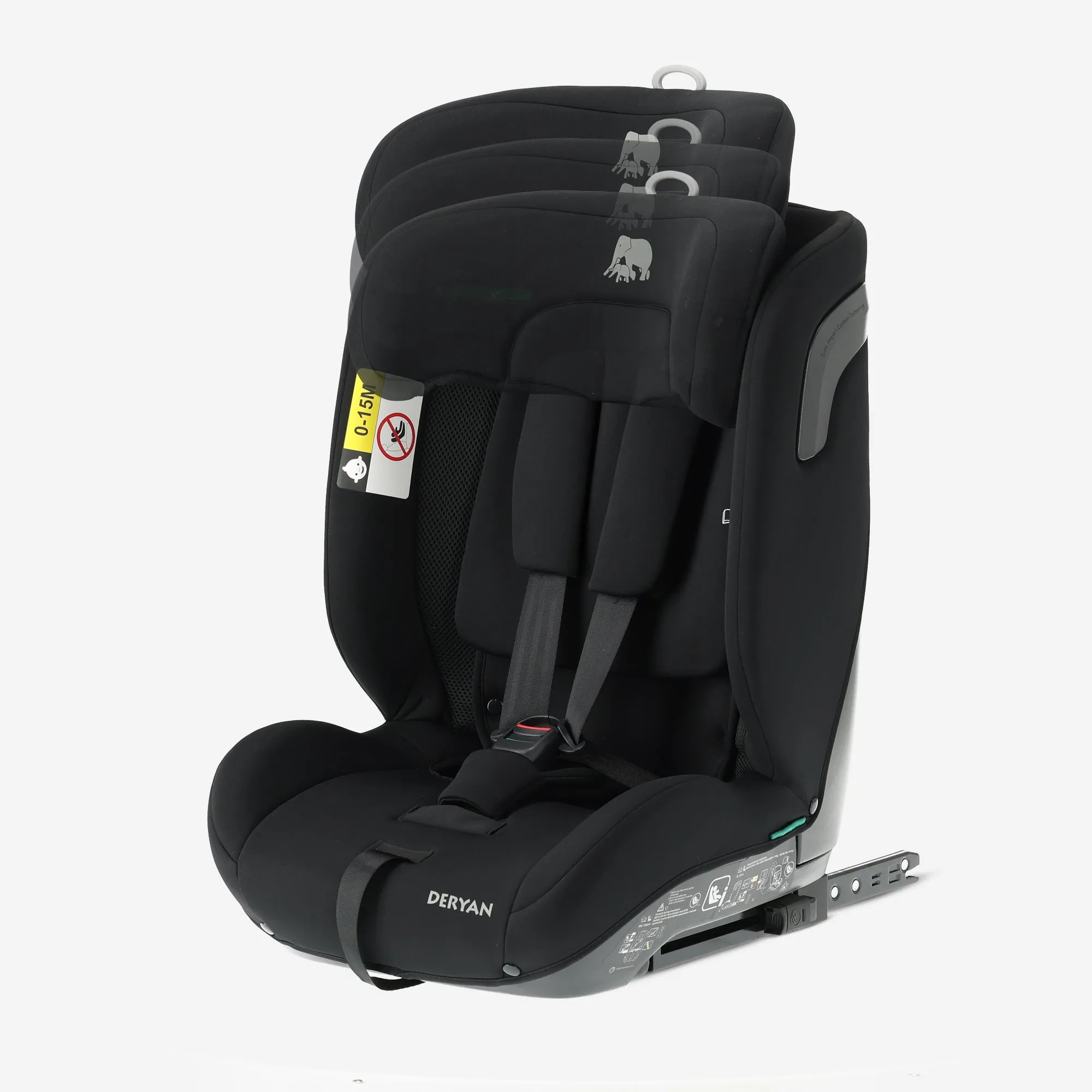 Carter Luxe i-Size/isofix Autostoel 76-150 cm - 9-36 kg - Diepe zitting - Afstelbare hoofdsteun - Veiligheidssystemen - Eenvoudig te reinigen - Groep 1/2/3 - Image 10