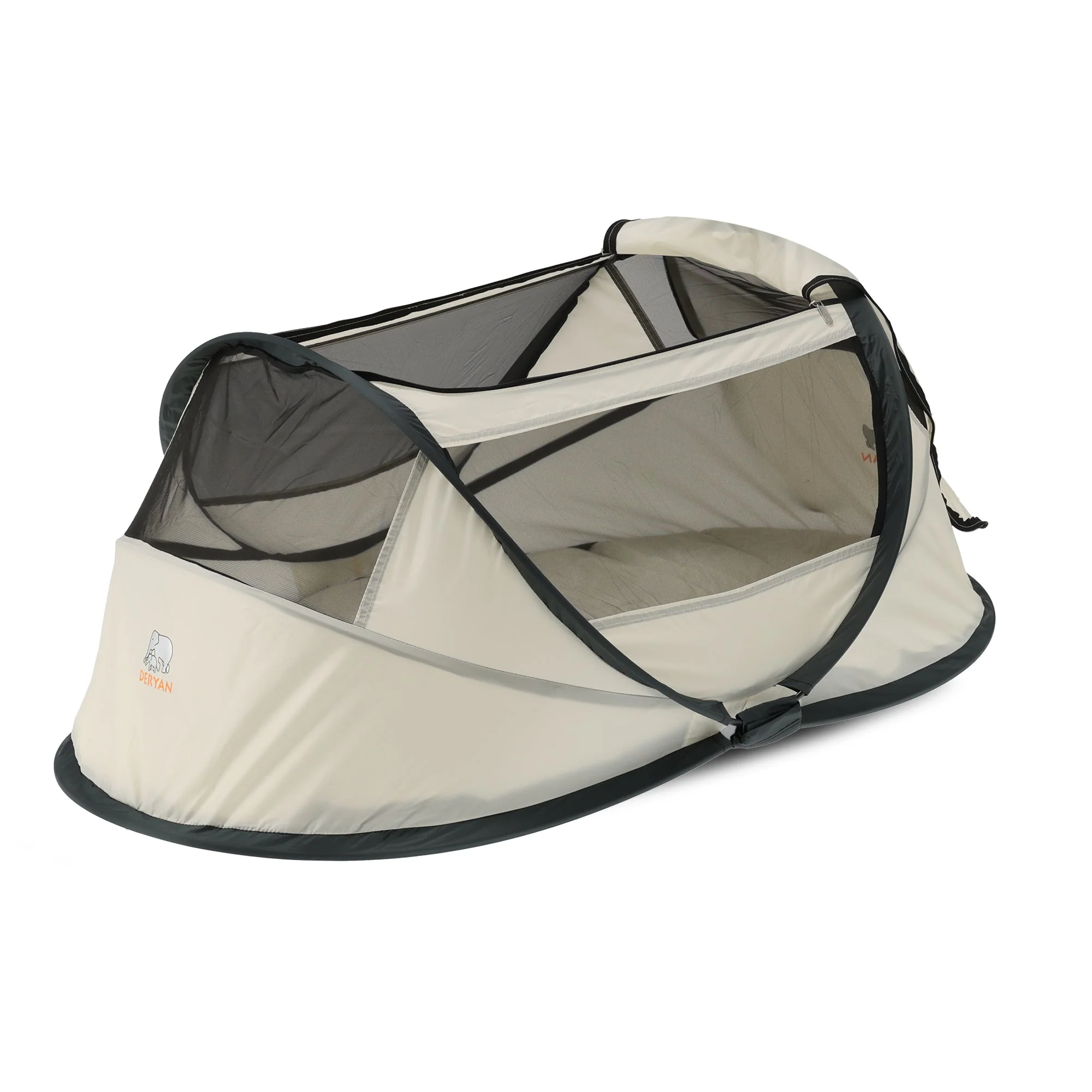 BabyBox baby tentje Campingbedje + katoenen dekje - Cream - Image 5