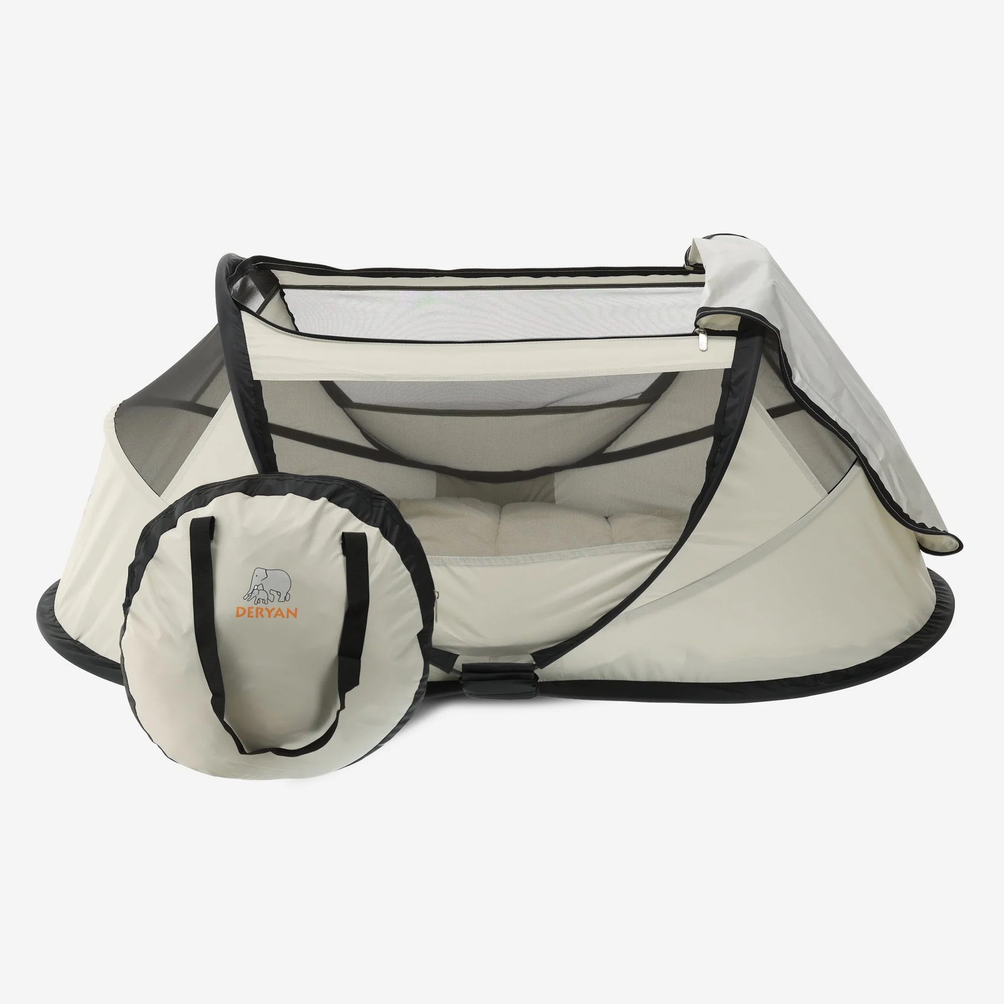 BabyBox baby tentje Campingbedje + katoenen dekje - Ivory - Image 2