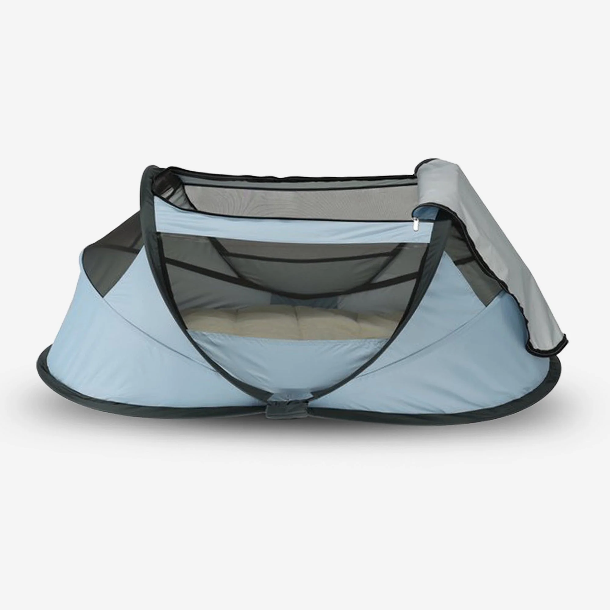 BabyBox baby tentje Campingbedje + katoenen dekje - Sky Blue - Image 2