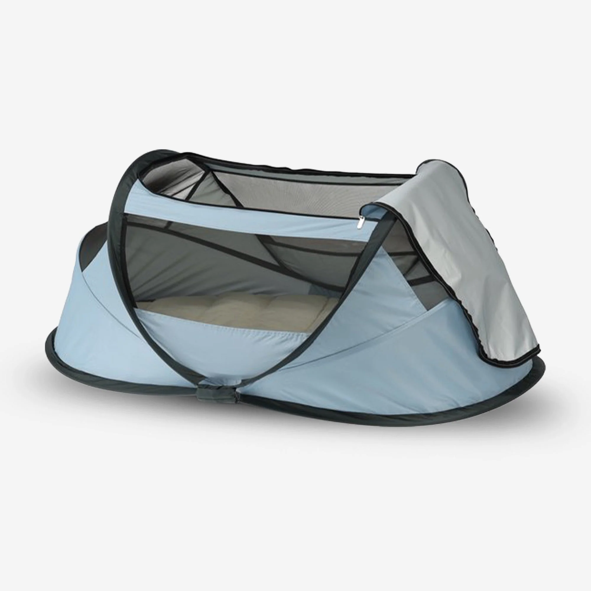 BabyBox baby tentje Campingbedje + katoenen dekje - Sky Blue - Image 4