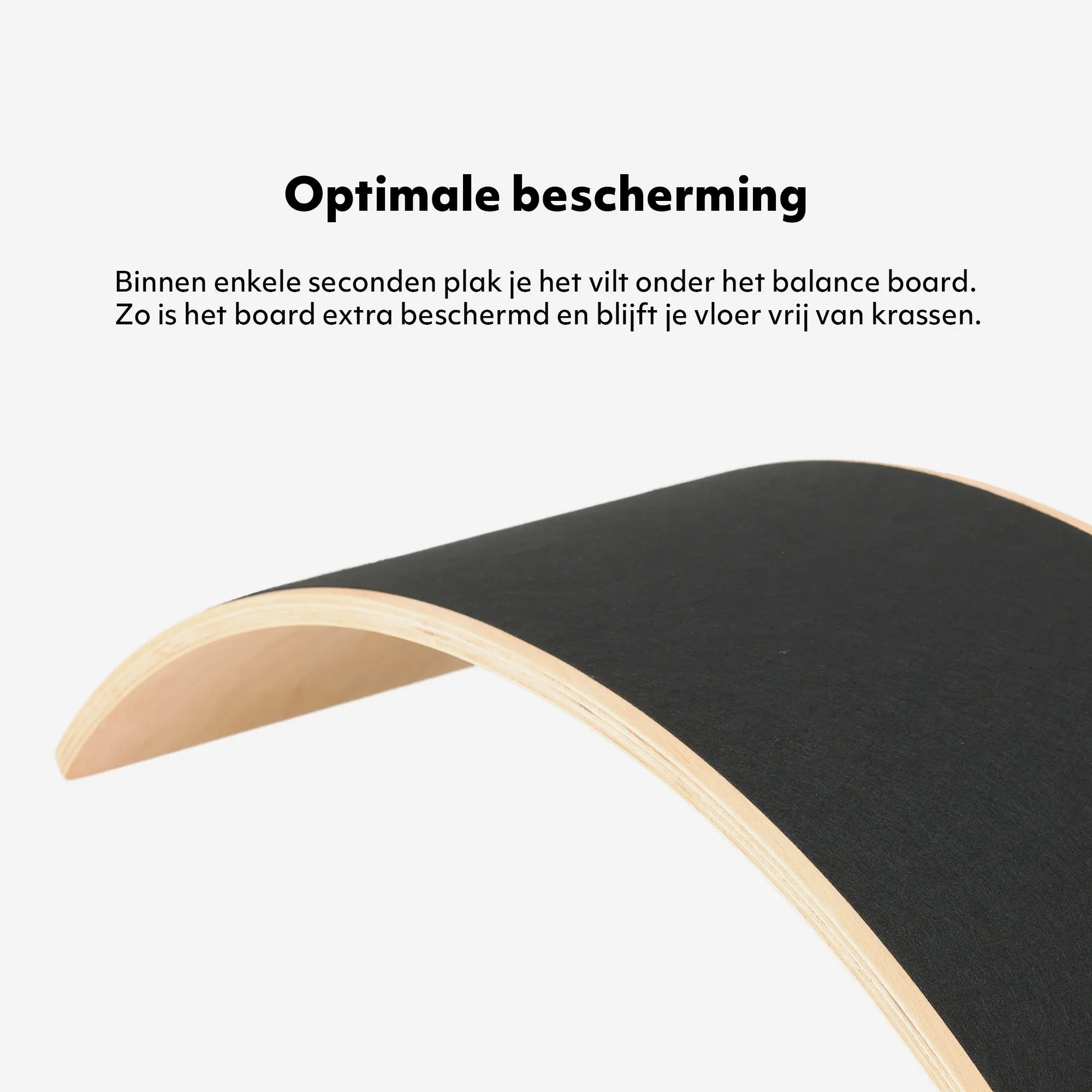 Balance Board Hout Vilt 90cm - Image 4