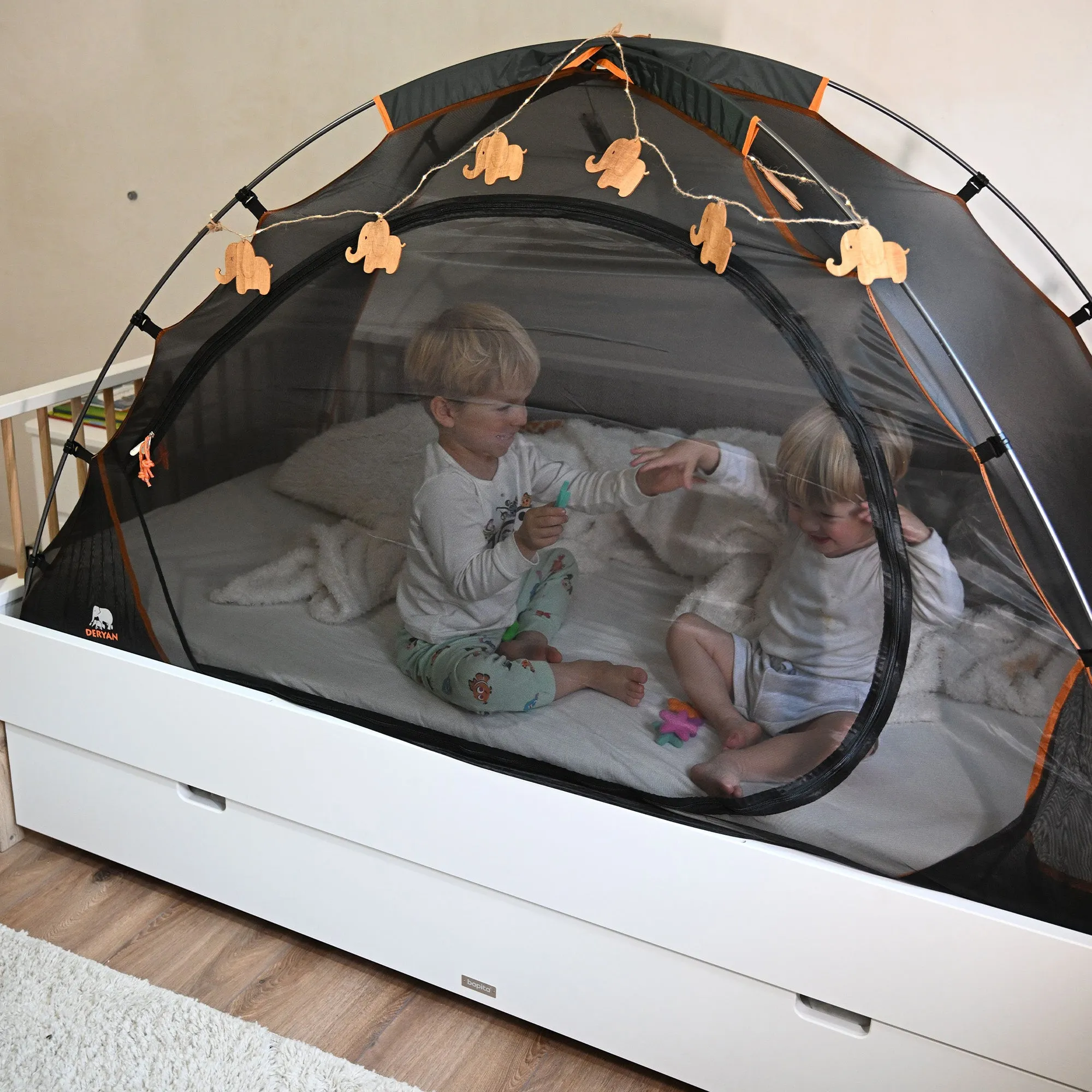 Bedtent Black 200x90 cm - Image 3