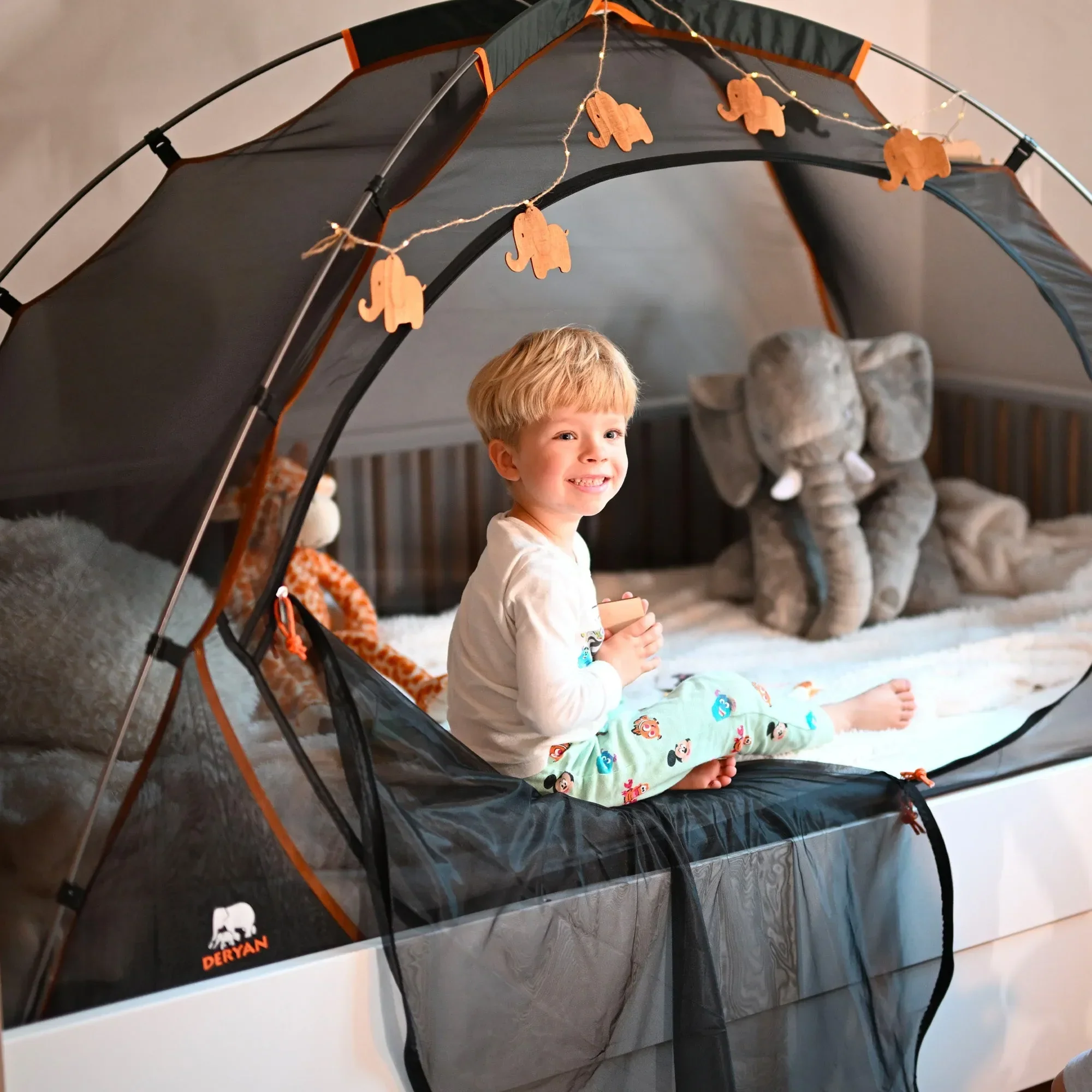 Bedtent Black 200x90 cm - Image 6