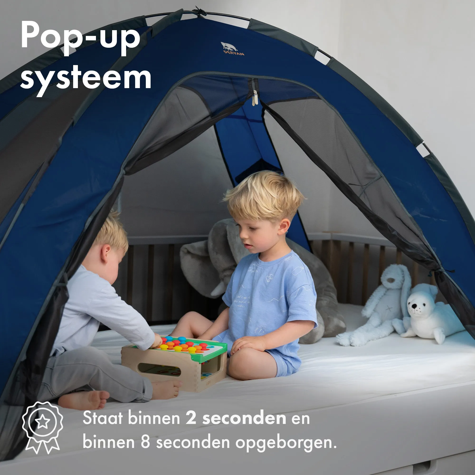 Bedtent Navy 200x90 cm - Image 3