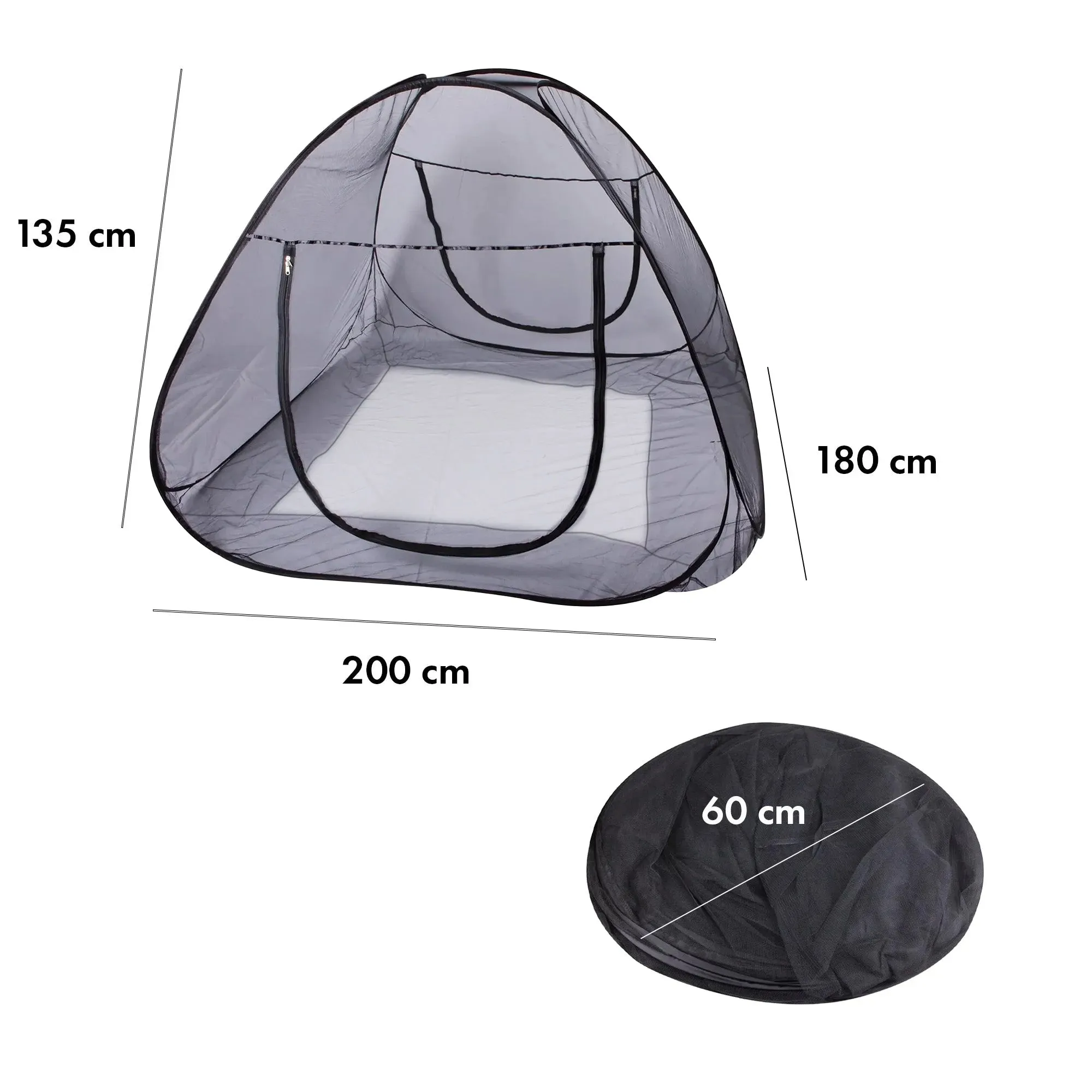 Klamboe Tent 2 Persoons - 200x180cm - Image 4