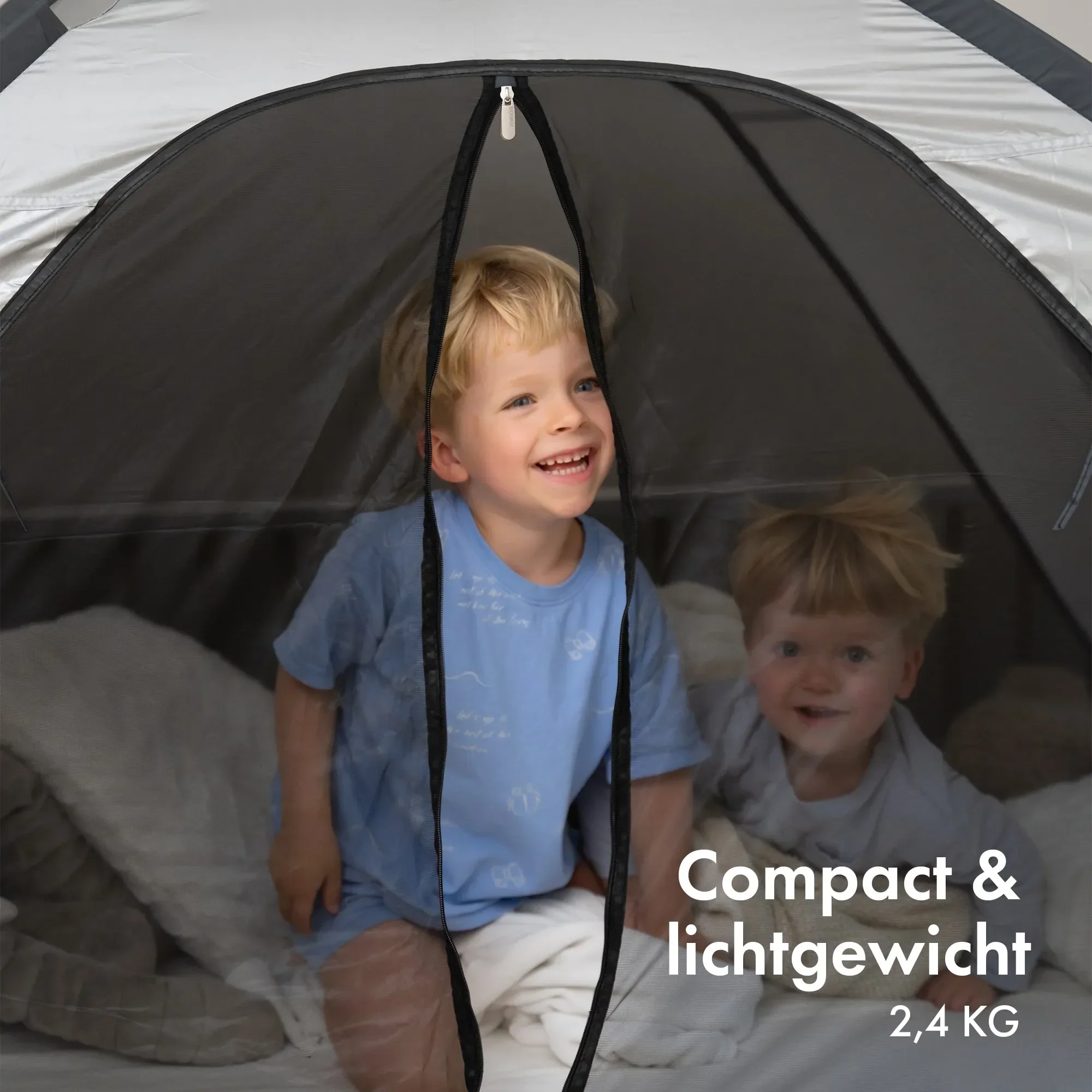 Bedtent Zilver 200x90 cm - Image 4