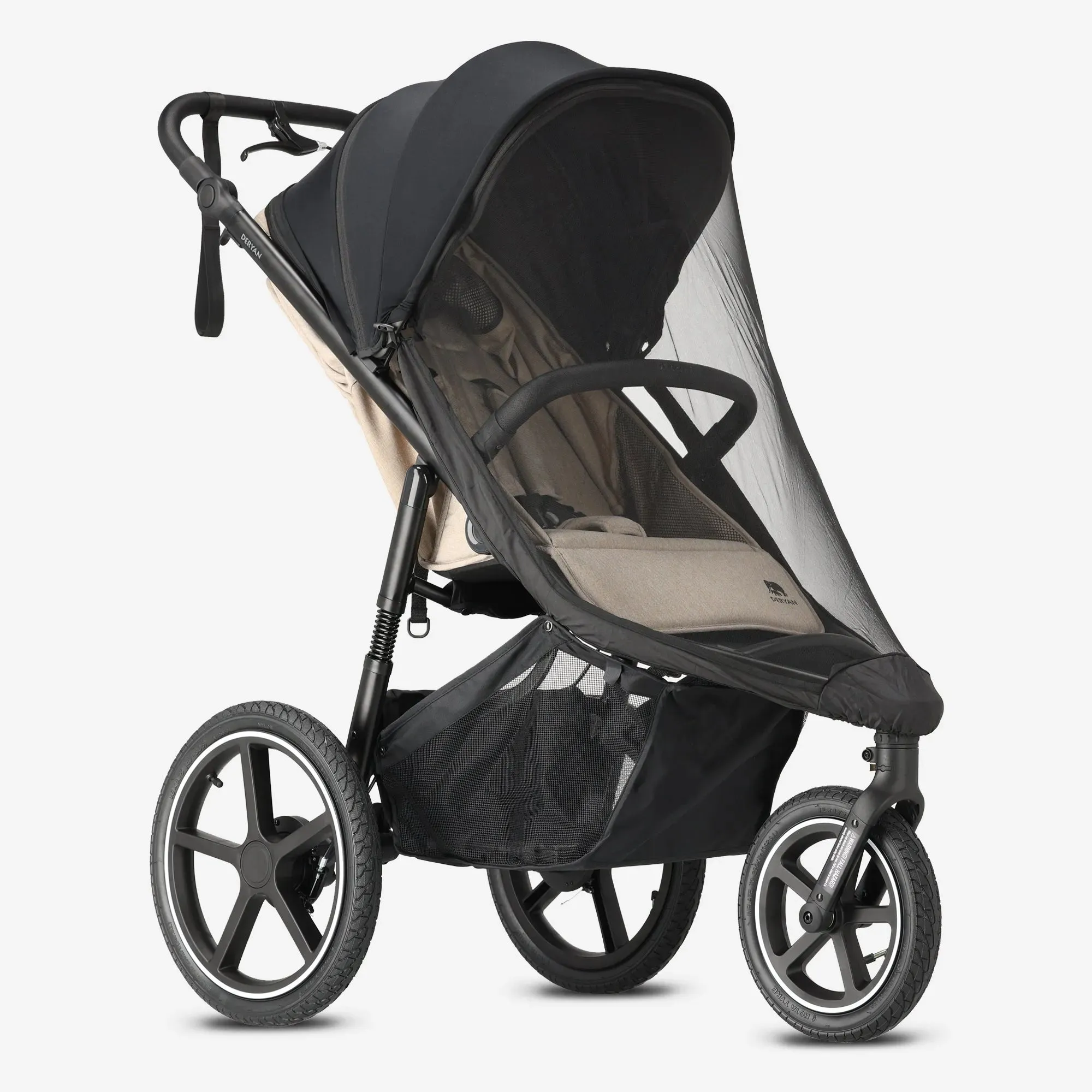 Bolt Hardloop Kinderwagen Creme - Image 12