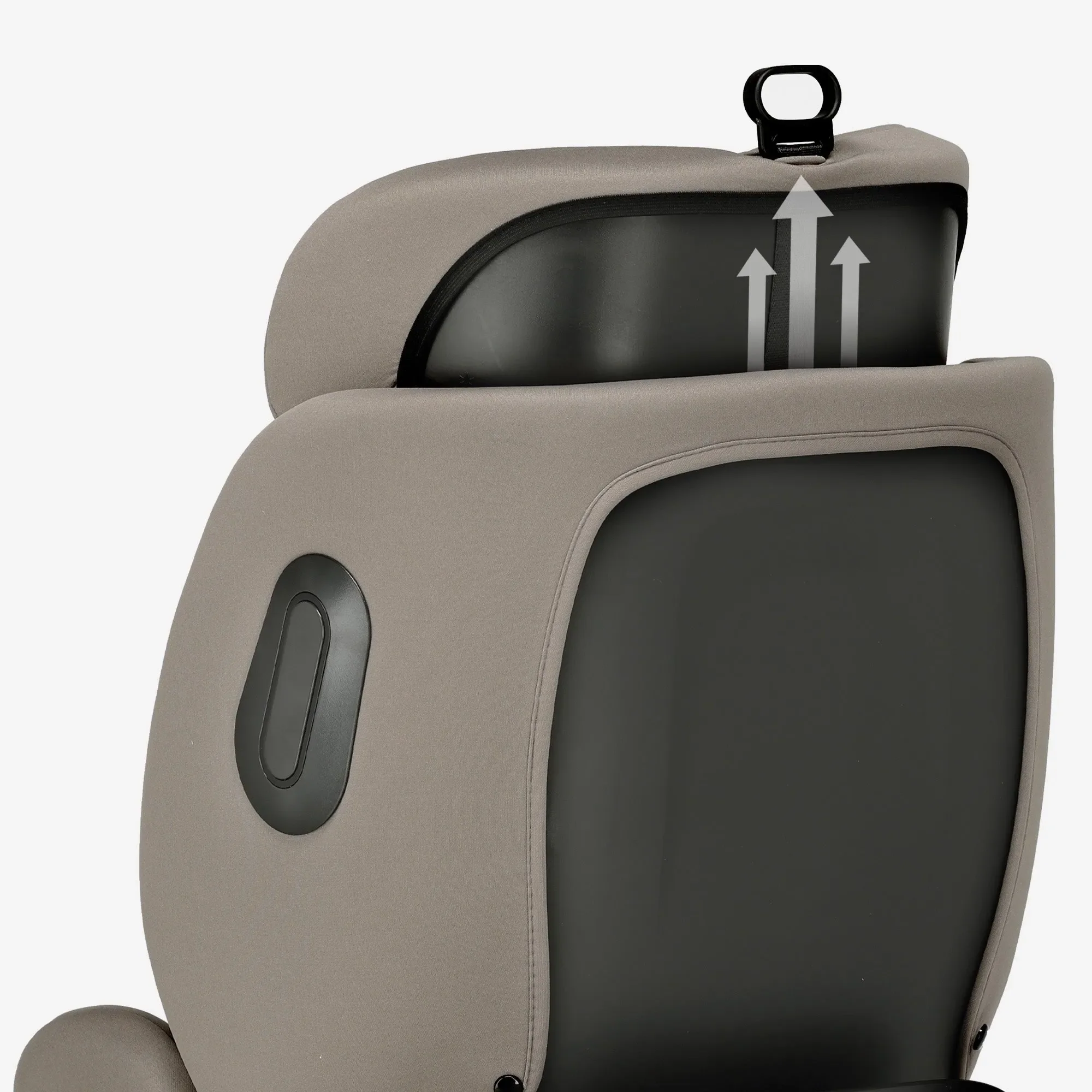 Carly Luxe i-Size Autostoel - 0-36kg - Isofix + steunpoot - 360 draaibaar - Truffle Sand - Image 8