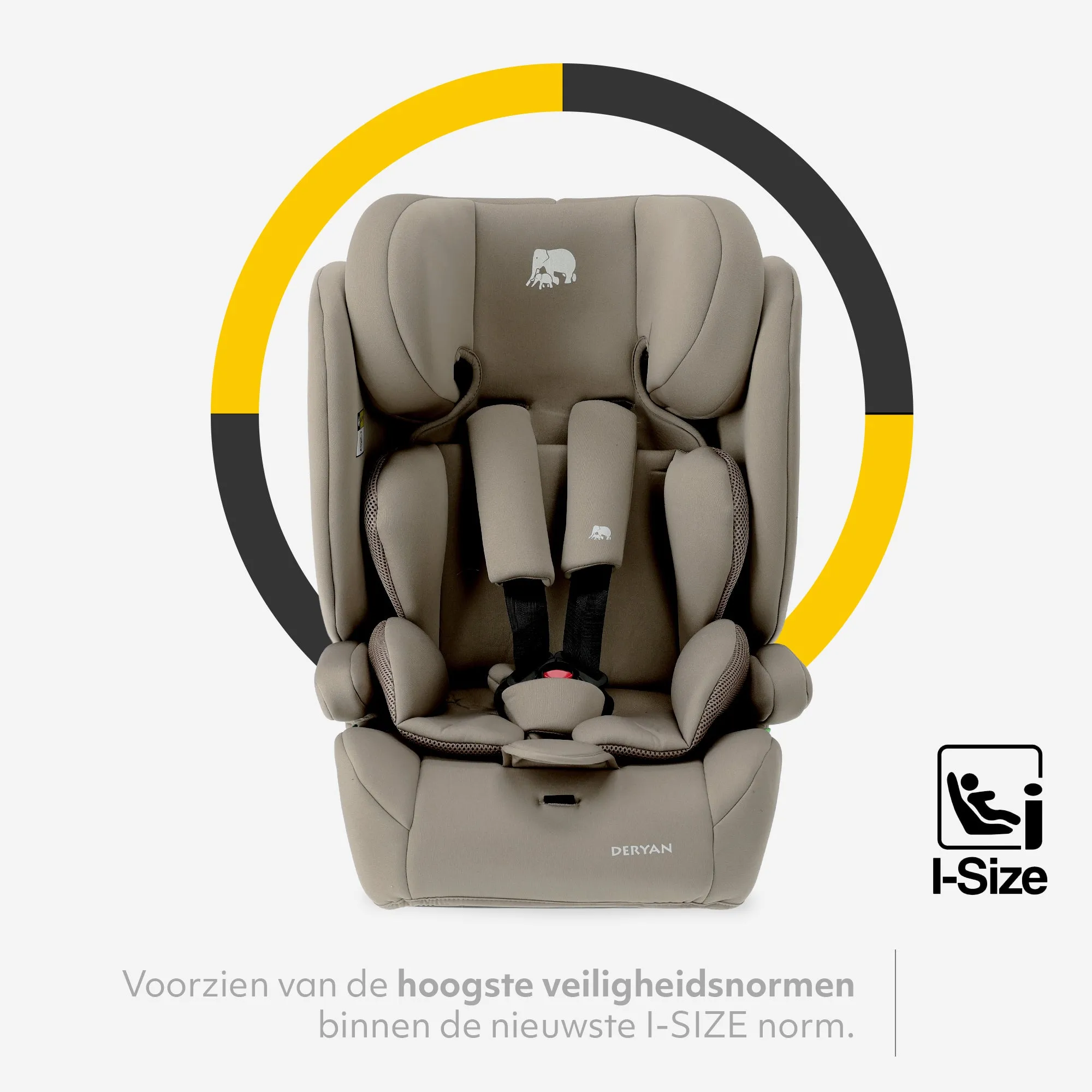 Carter Basic i-Size Autostoel 76-150 cm - 9-36 kg - Truffle Sand - Image 3