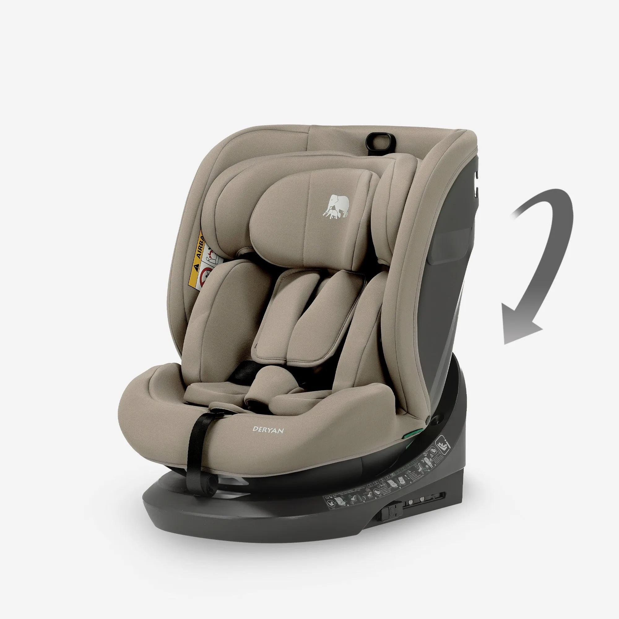 Cassie Luxe i-Size/isofix 360° Autostoel 40-150 cm - 0-36 kg - Truffle Sand - Image 9