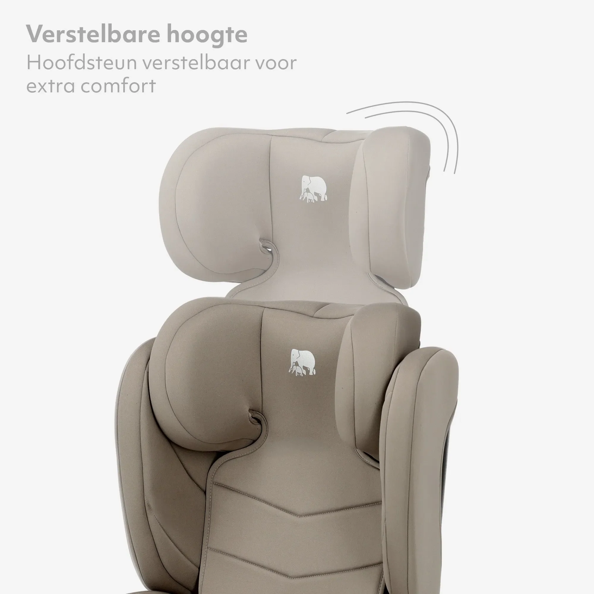 Charlie Basic i-Size Autostoel - Vanaf 3,5 jaar tot ca. 12 jaar -groep 2/3 - 100-150 cm - Truffle Sand - Image 3