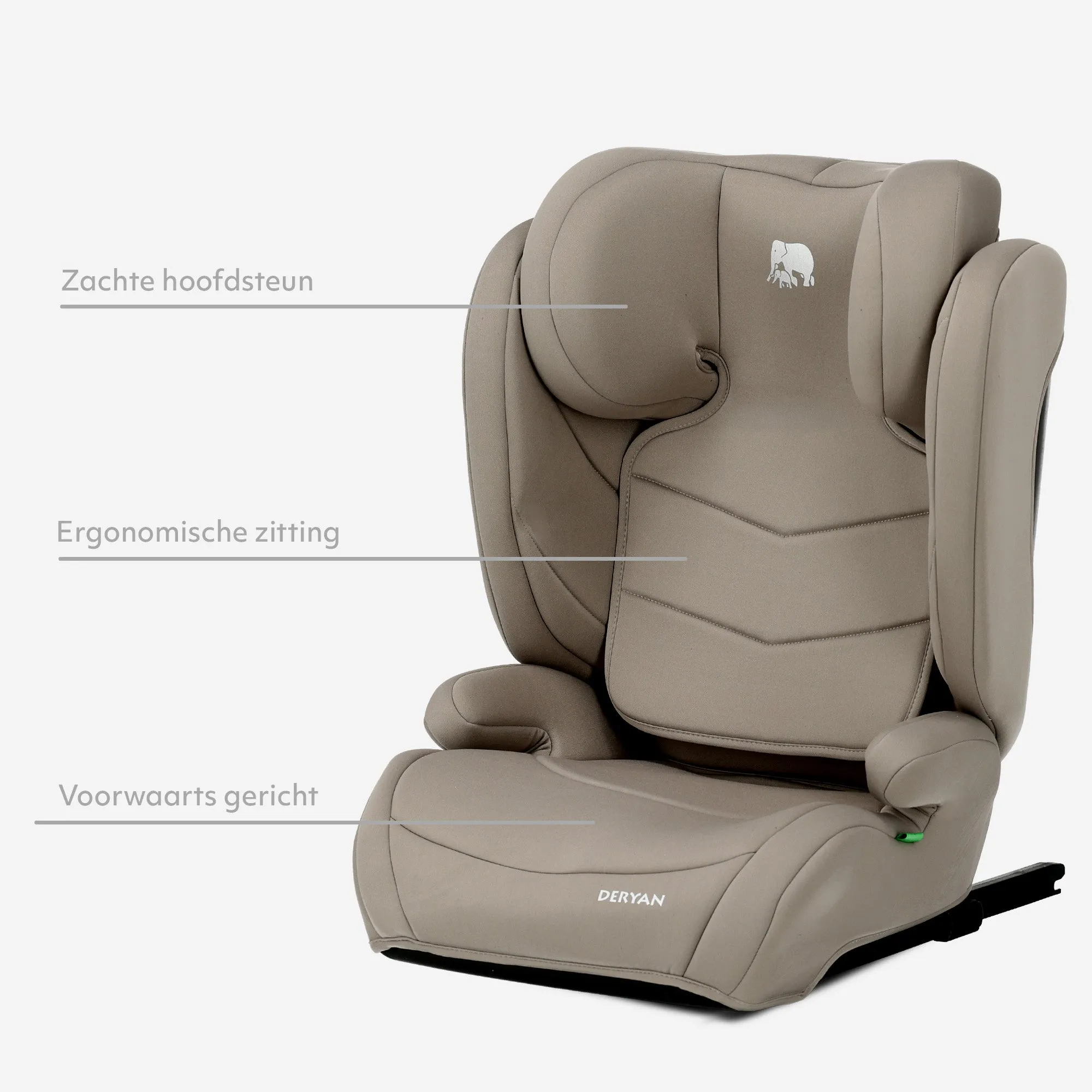 Charlie Luxe i-Size/isofix Autostoel Vanaf 3,5 jaar tot ca. 12 jaar - 100-150 cm - Truffle Sand - Image 5