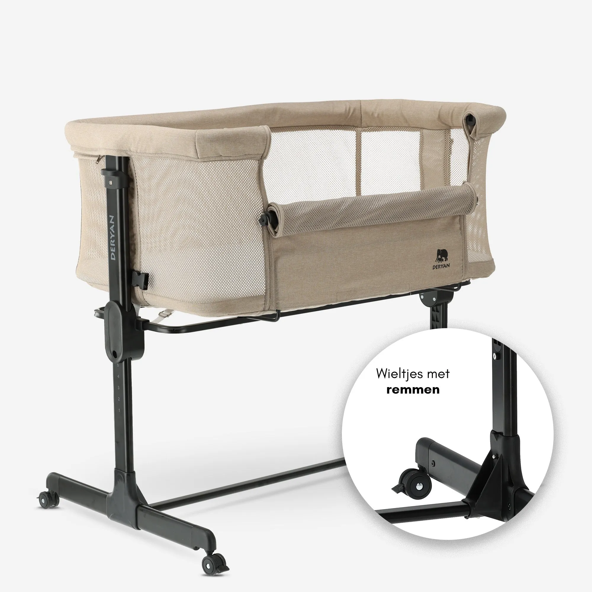 Co-Sleeper Snoozy Wieg - Sand Melange - Image 3