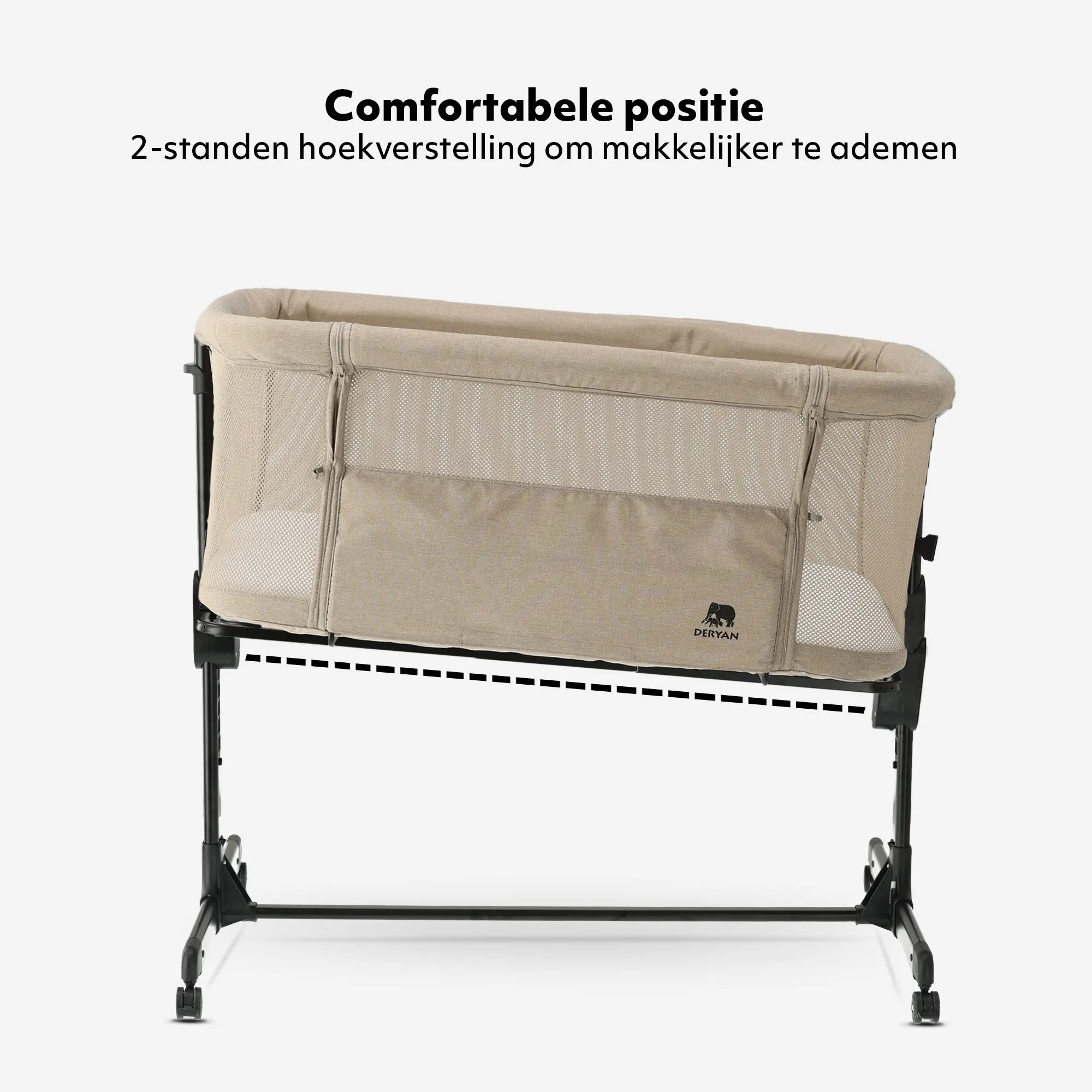 Co-Sleeper Snoozy Wieg - Sand Melange - Image 7