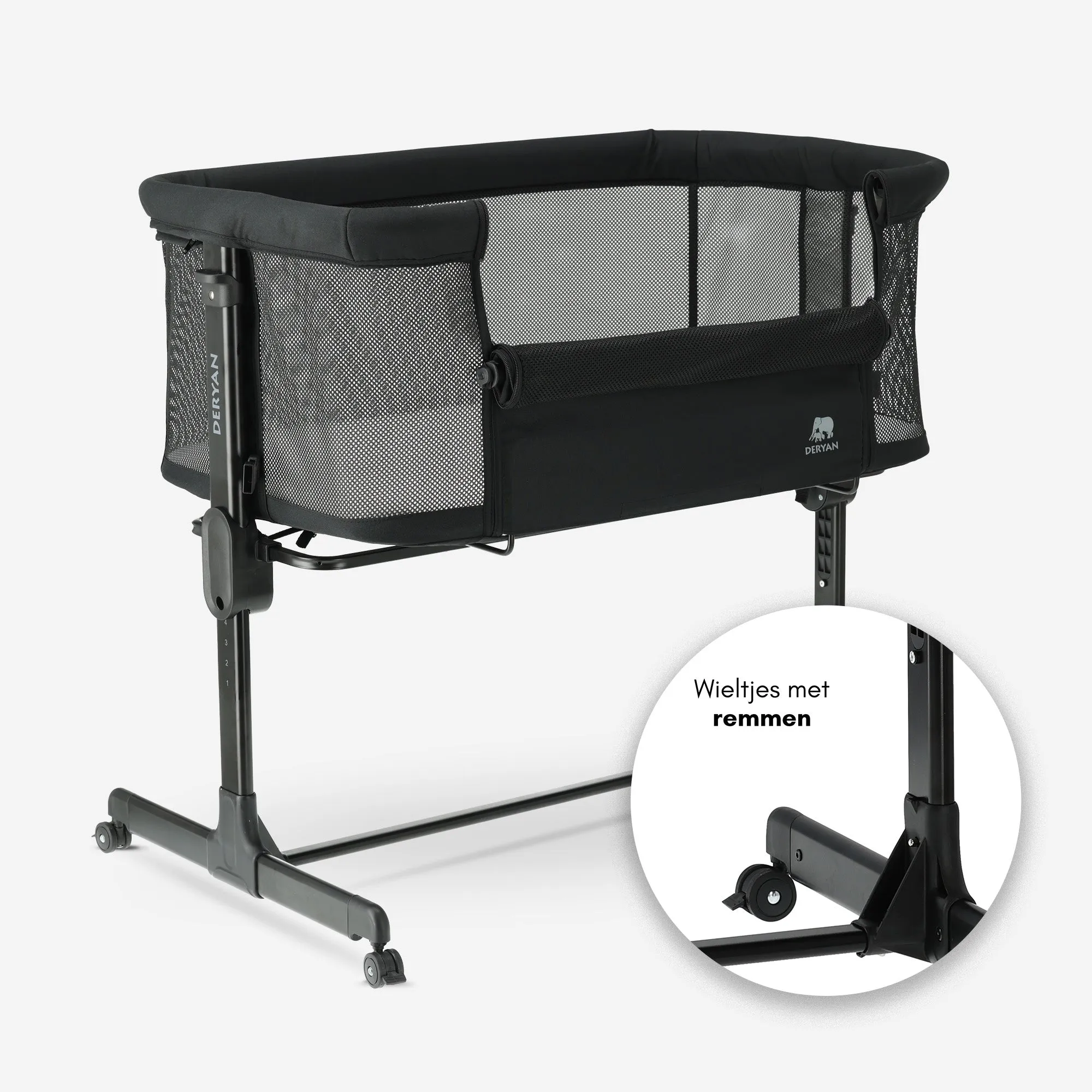 Co-Sleeper Snoozy Wieg - Zwart - Image 3