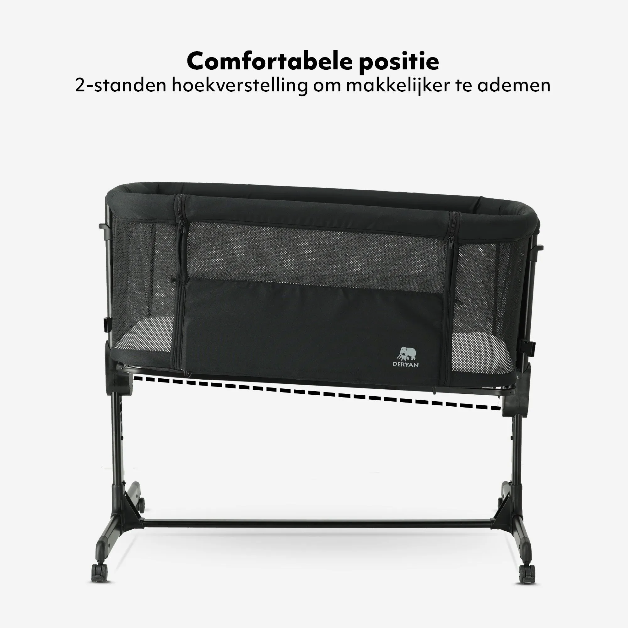 Co-Sleeper Snoozy Wieg - Zwart - Image 7