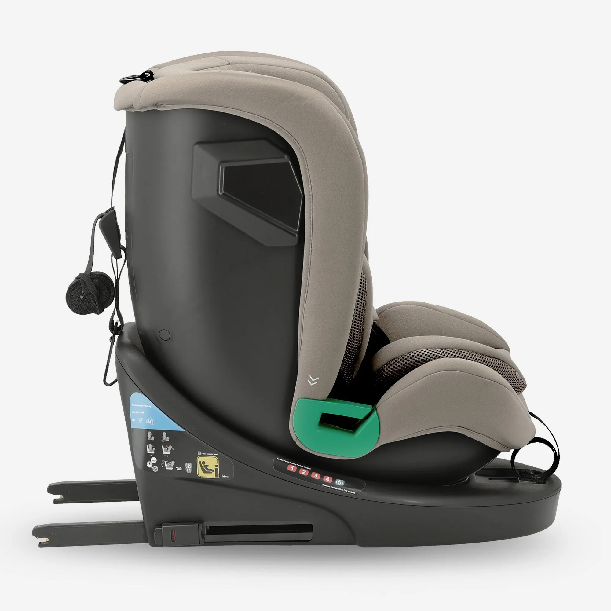 Colin Luxe i-Size/isofix 360° Autostoel 40-150 cm - 0-36 kg - Truffle Sand - Image 10