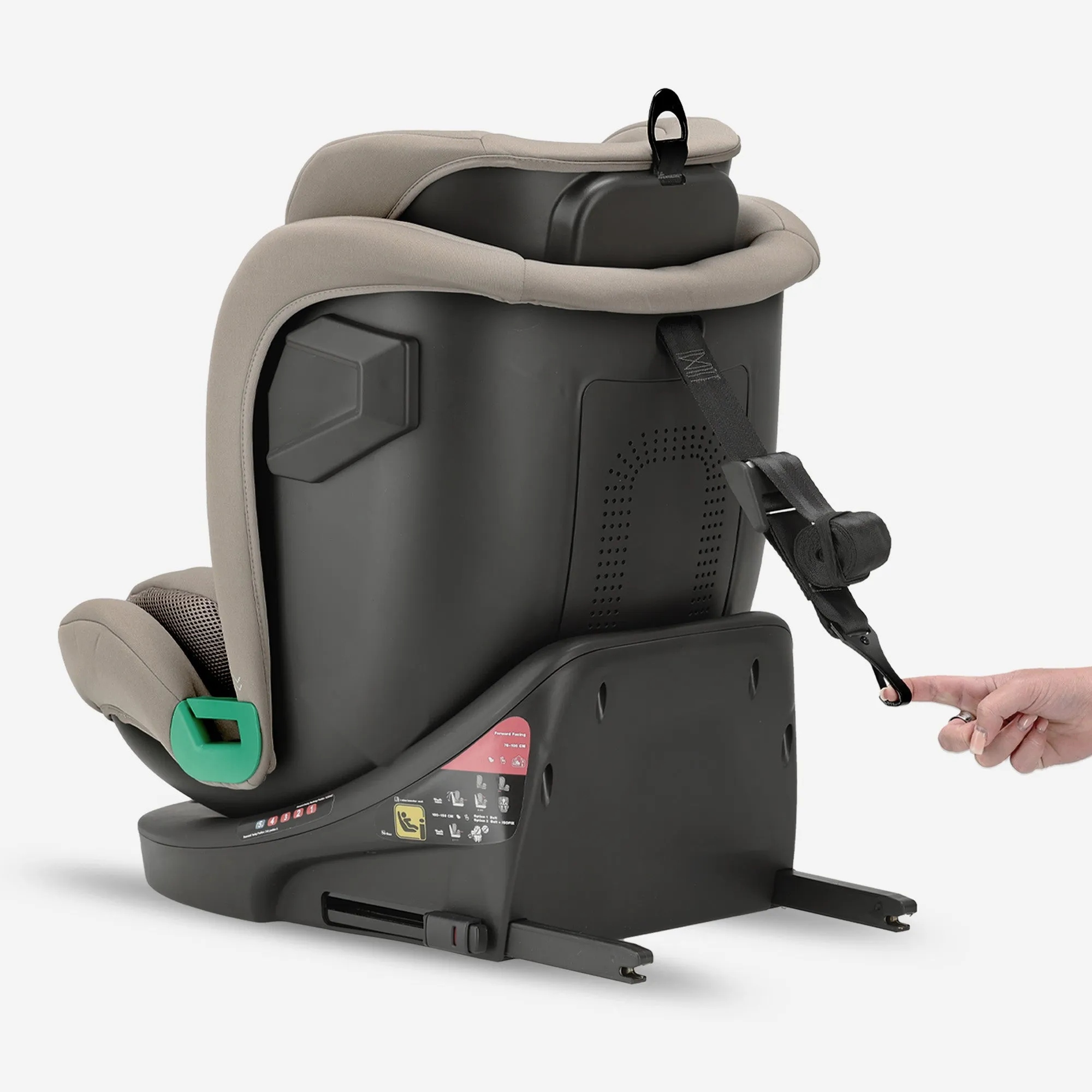 Colin Luxe i-Size/isofix 360° Autostoel 40-150 cm - 0-36 kg - Truffle Sand - Image 12