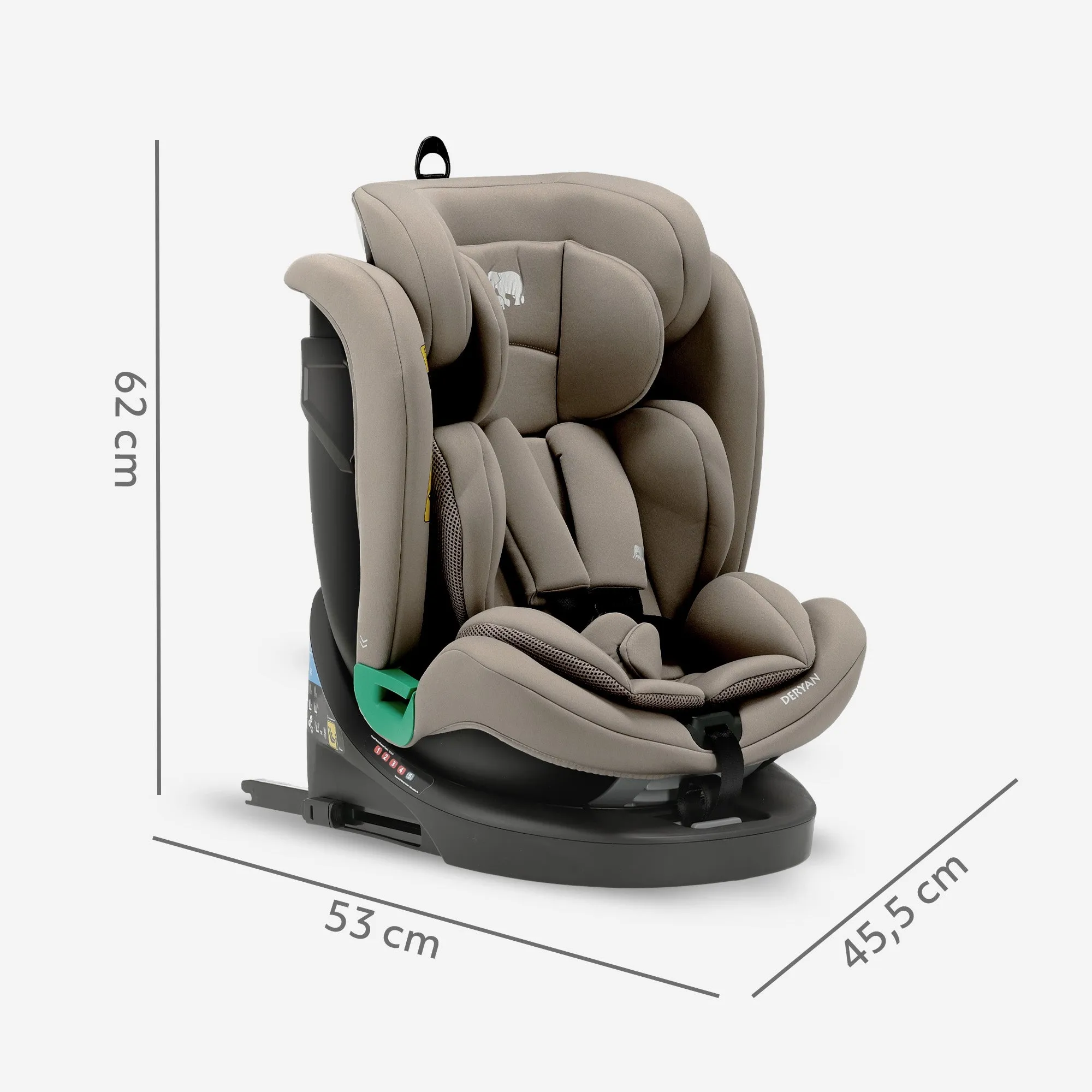 Colin Luxe i-Size/isofix 360° Autostoel 40-150 cm - 0-36 kg - Truffle Sand - Image 8