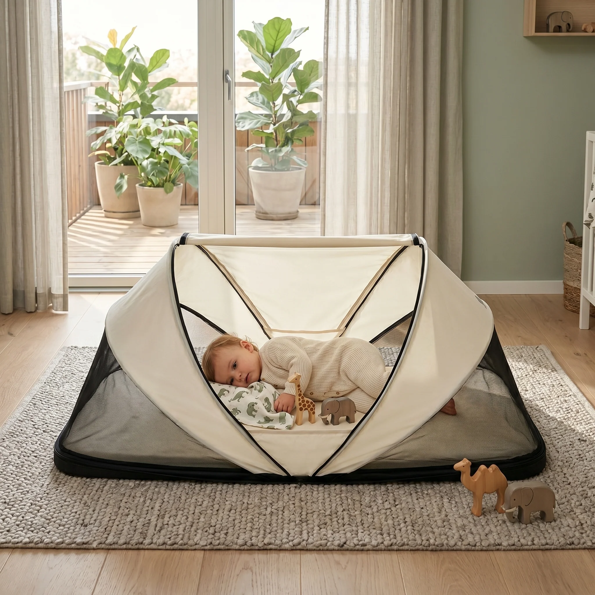 Cutey Campingbedje Babytent - Travelcot - Image 9