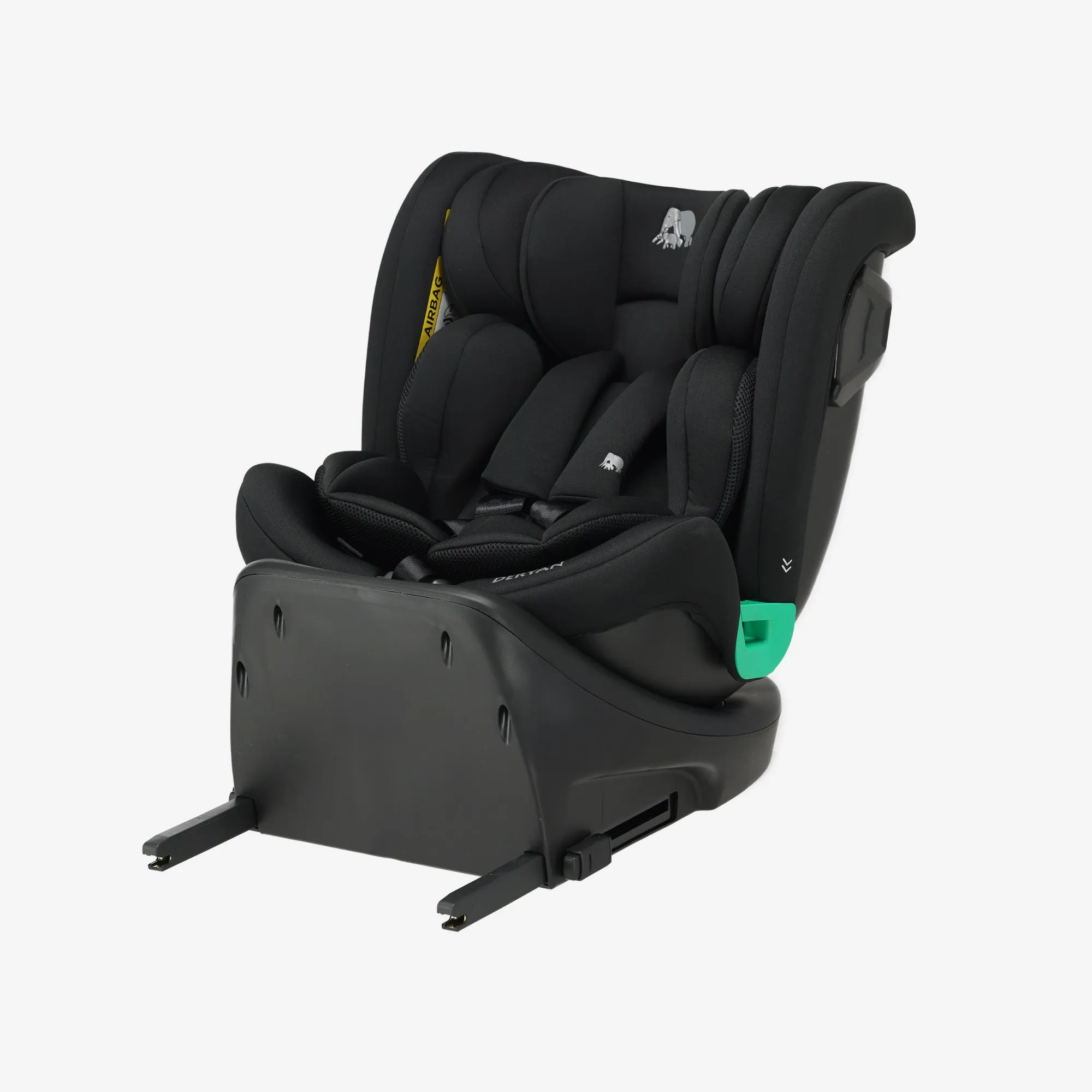 Chase Luxe i-Size Autostoel - 0-36kg - Isofix steunpoot - 360 draaibaar - Zwart - Image 12