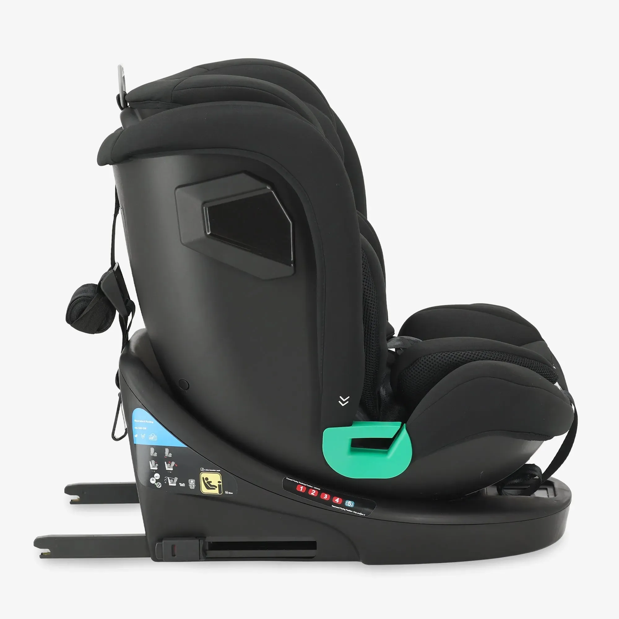 Colin Luxe I-size Autostoel - Groep 0-1-2-3 - Isofix - Draaibaar 360° - Zwart - Image 10