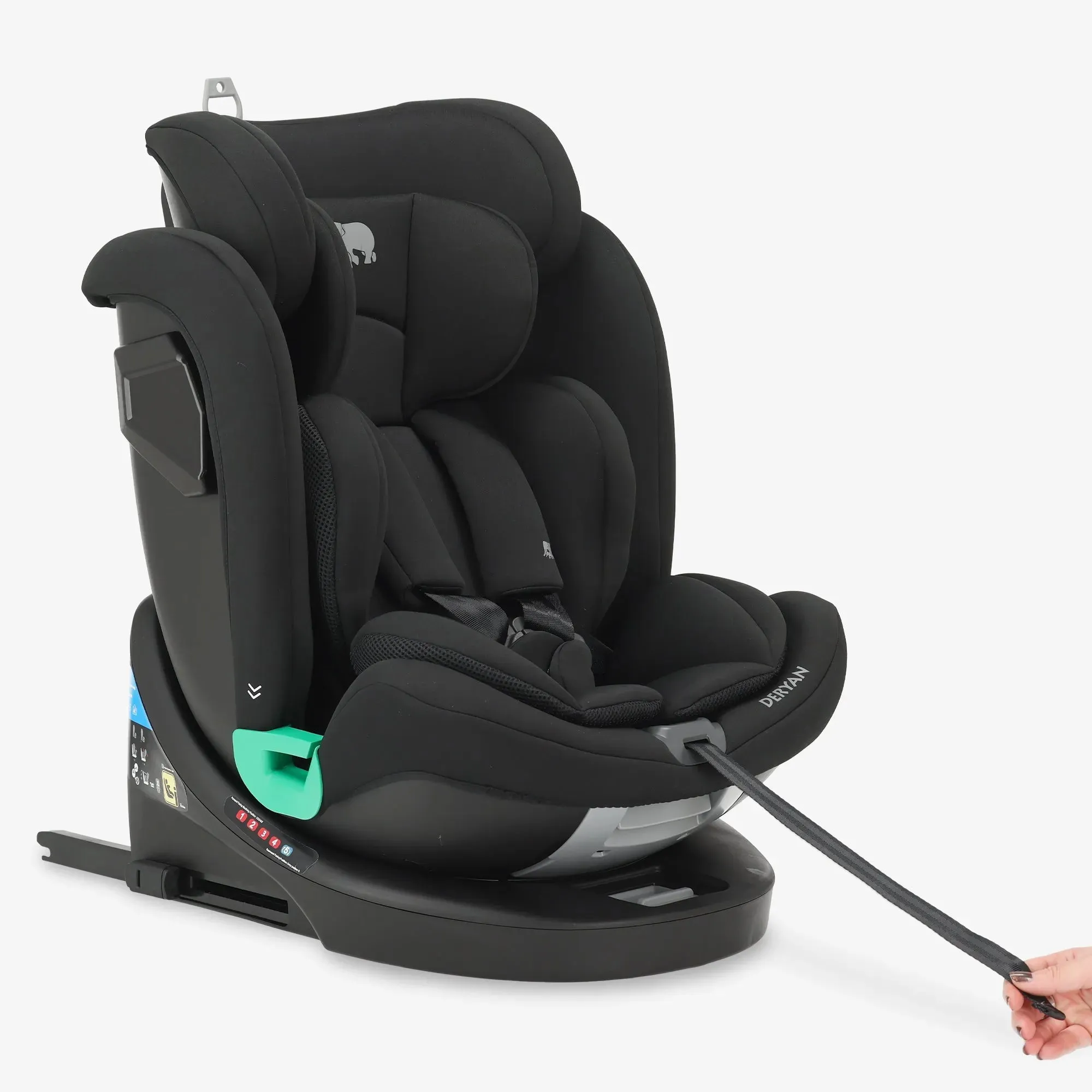 Colin Luxe I-size Autostoel - Groep 0-1-2-3 - Isofix - Draaibaar 360° - Zwart - Image 11