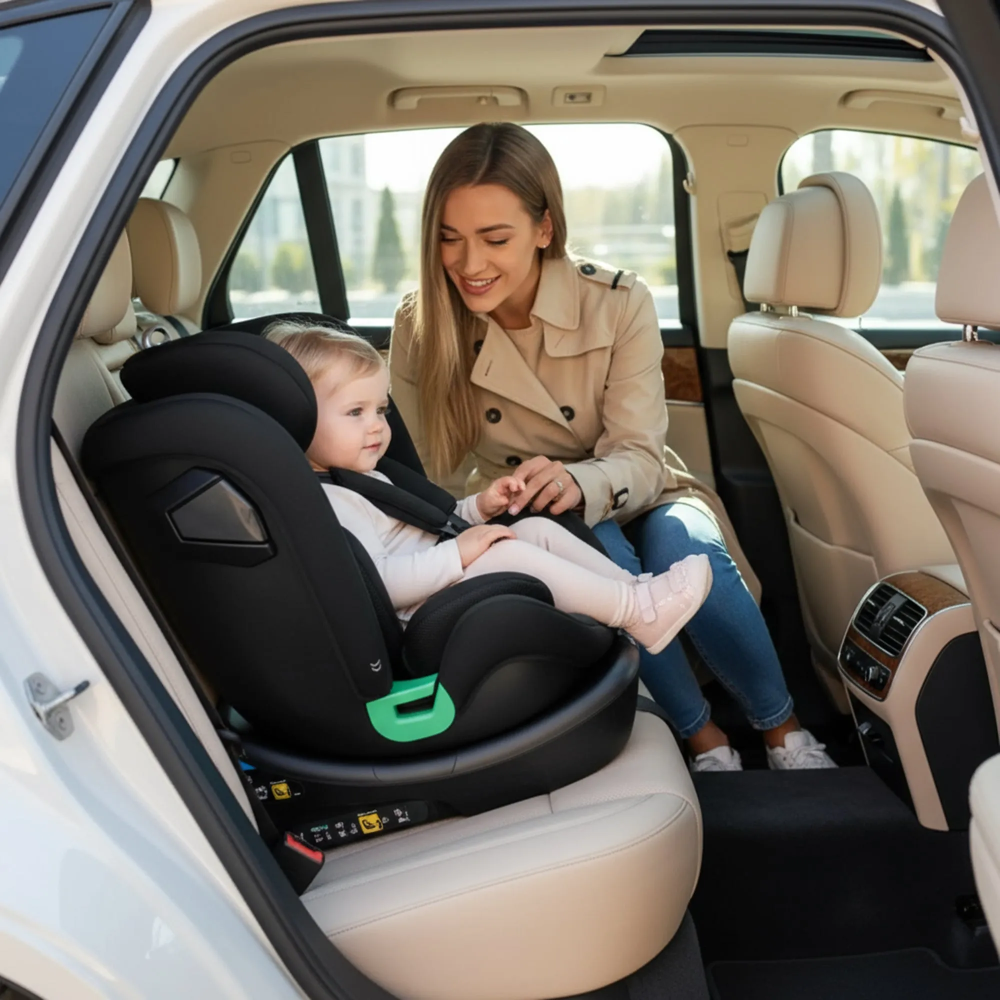 Colin Luxe I-size Autostoel - Groep 0-1-2-3 - Isofix - Draaibaar 360° - Zwart - Image 3