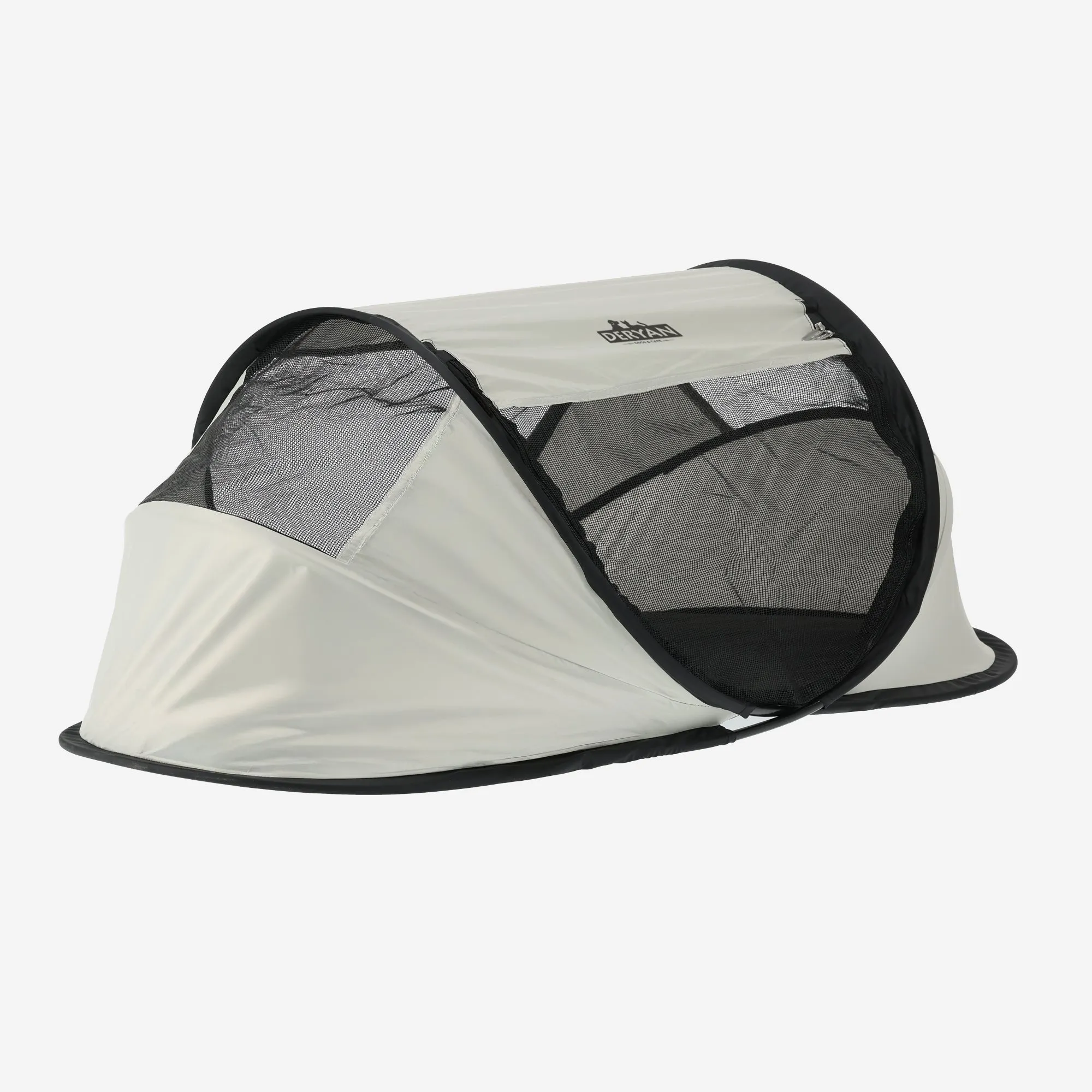 Deryan Dogs & Cats - Luxe Pop-Up Pet Travel-Cot - Hondenren - Pop-up systeem - Opvouwbare bench - Extra dik gaas - Medium - Image 6