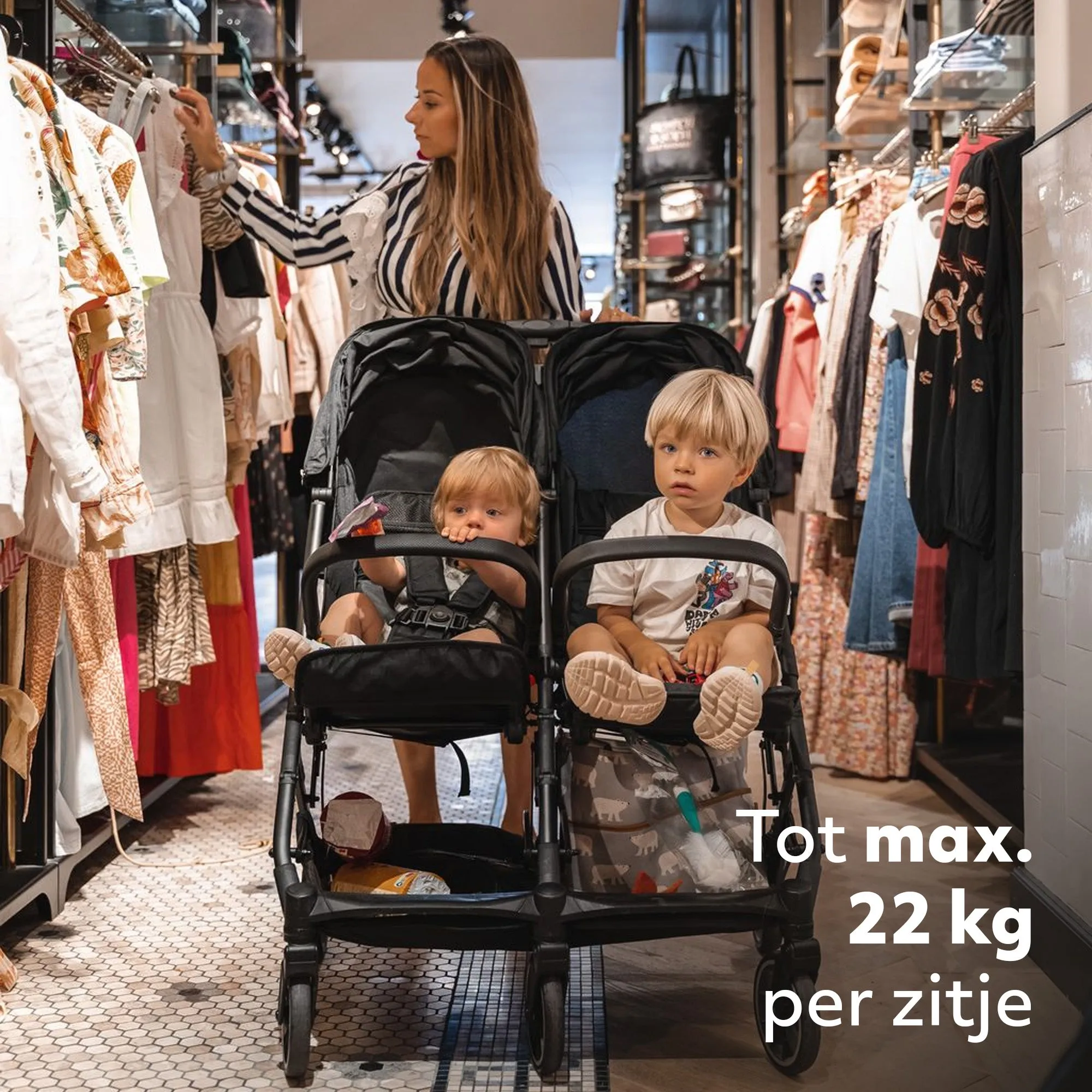 Rolo X2 Duo Buggy Zwart - Image 5