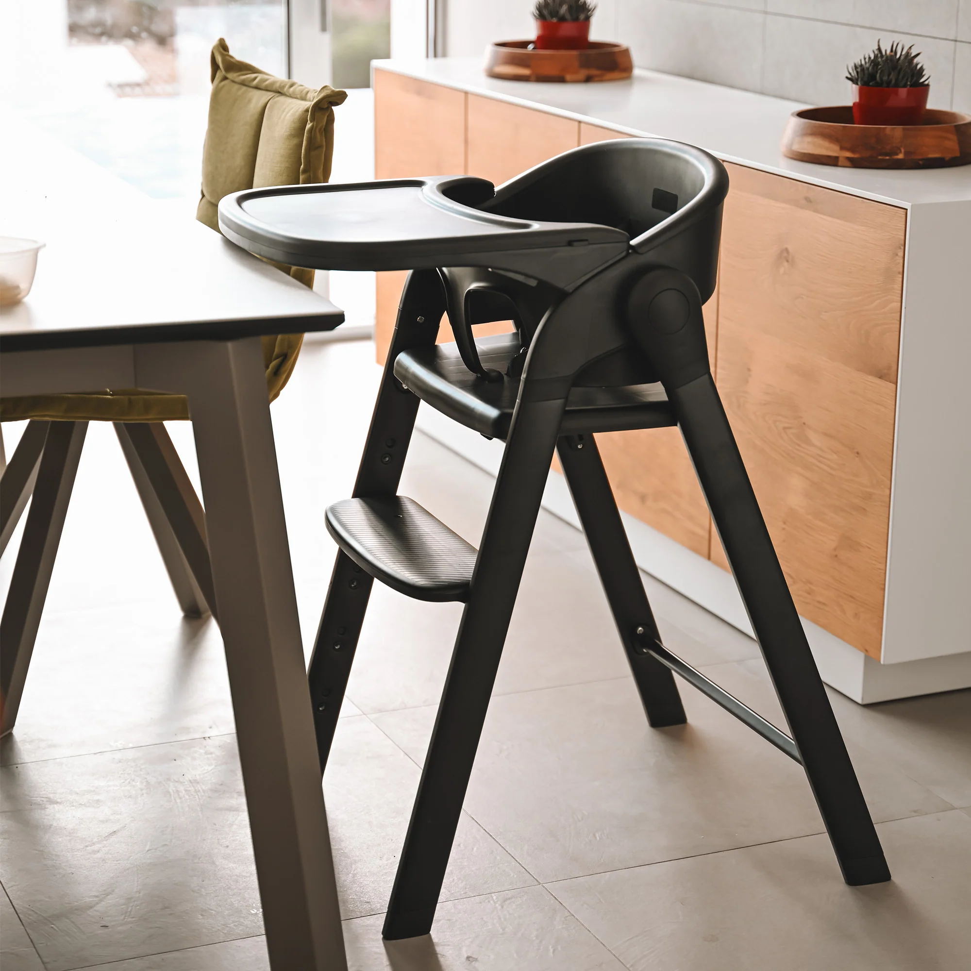 Deryan Luxe Kinderstoel met Bouncer - Zwart/Nougat - Image 21