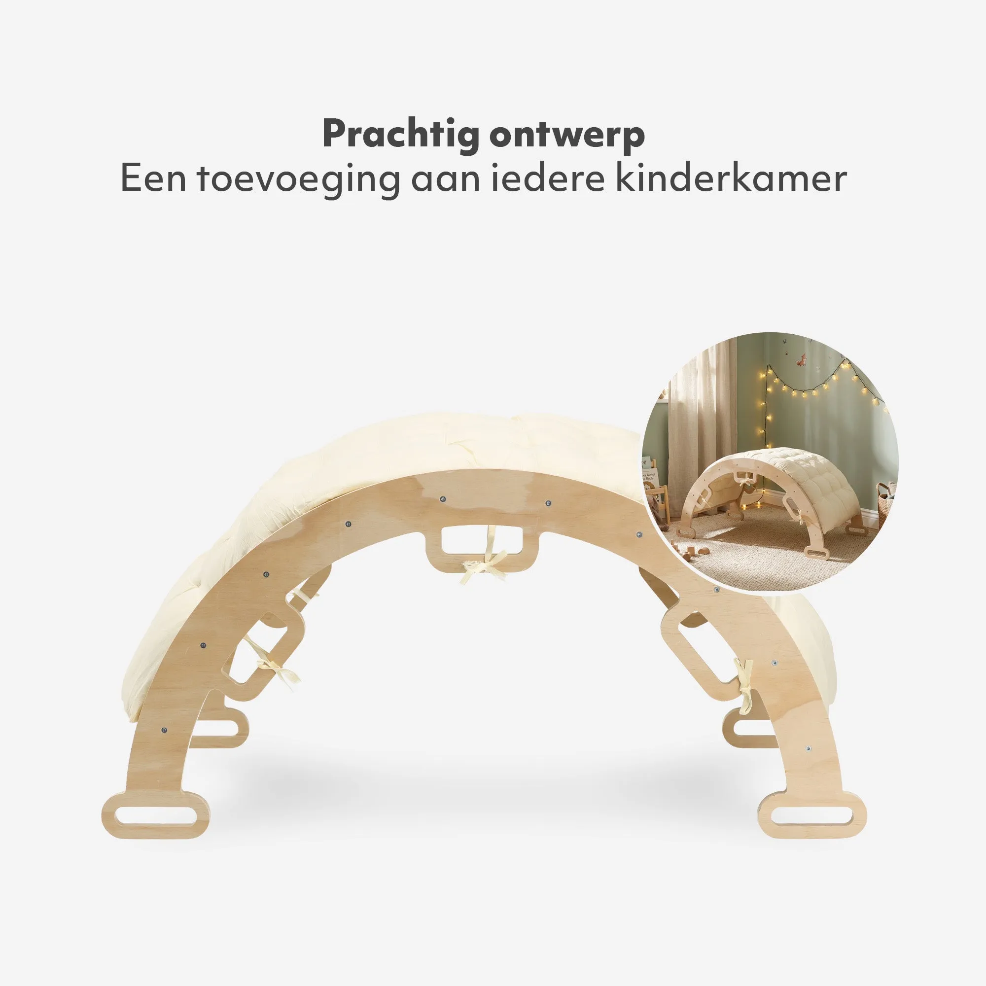 Luxe Houten Klimboog met Kussen - Image 3