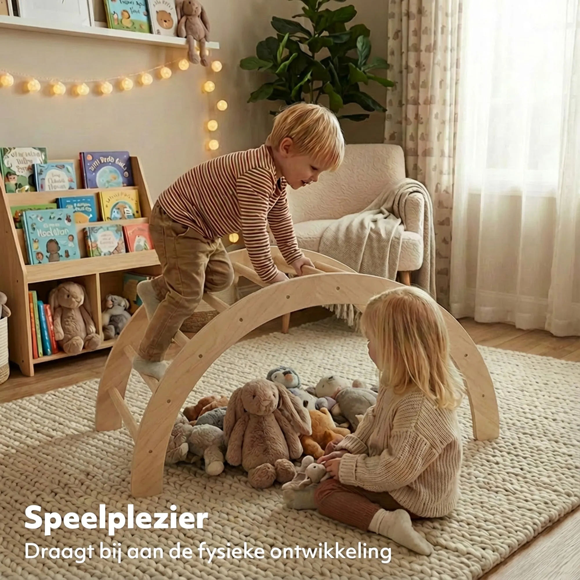 Luxe Houten Klimboog met Kussen - Image 6