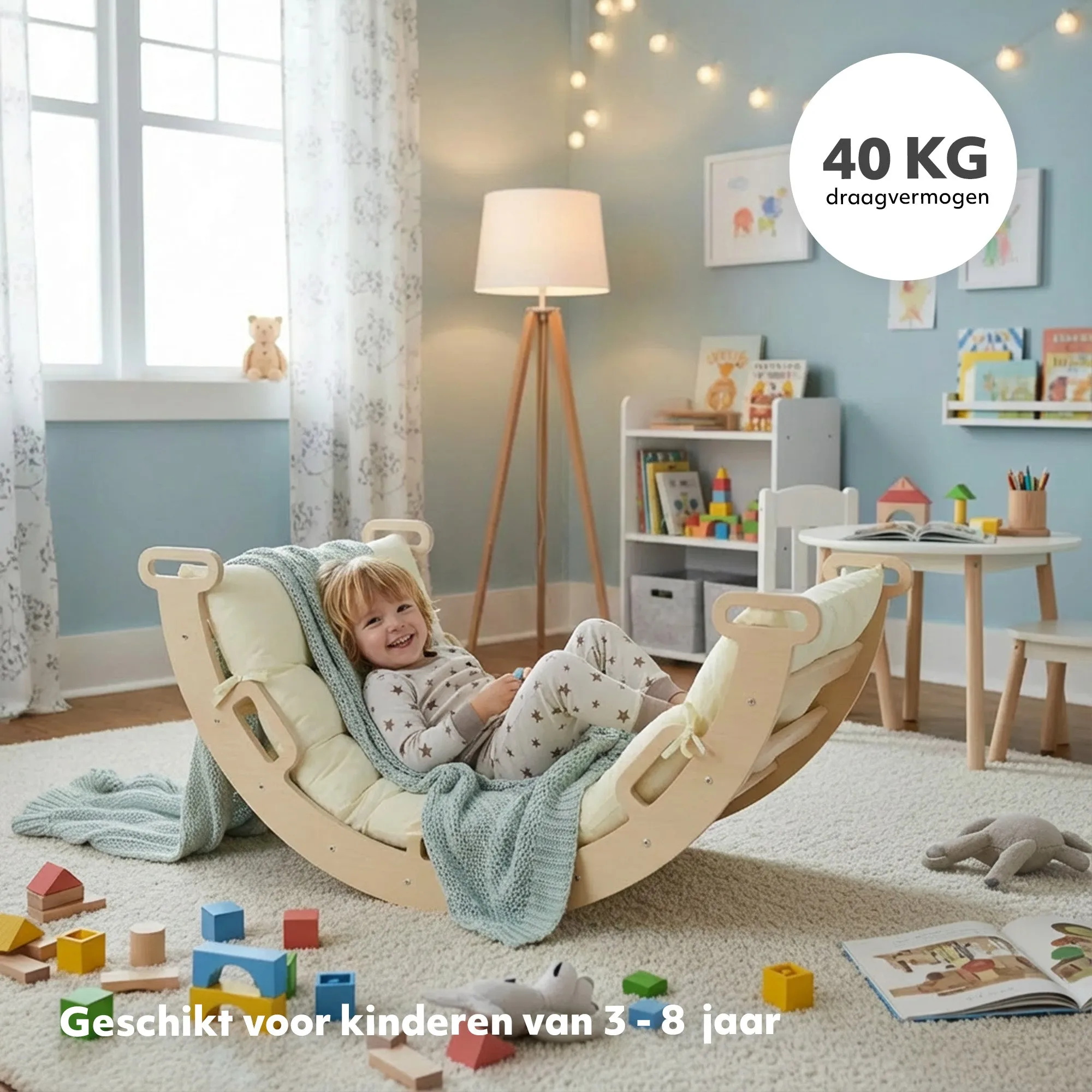 Luxe Houten Klimboog met Kussen - Image 7