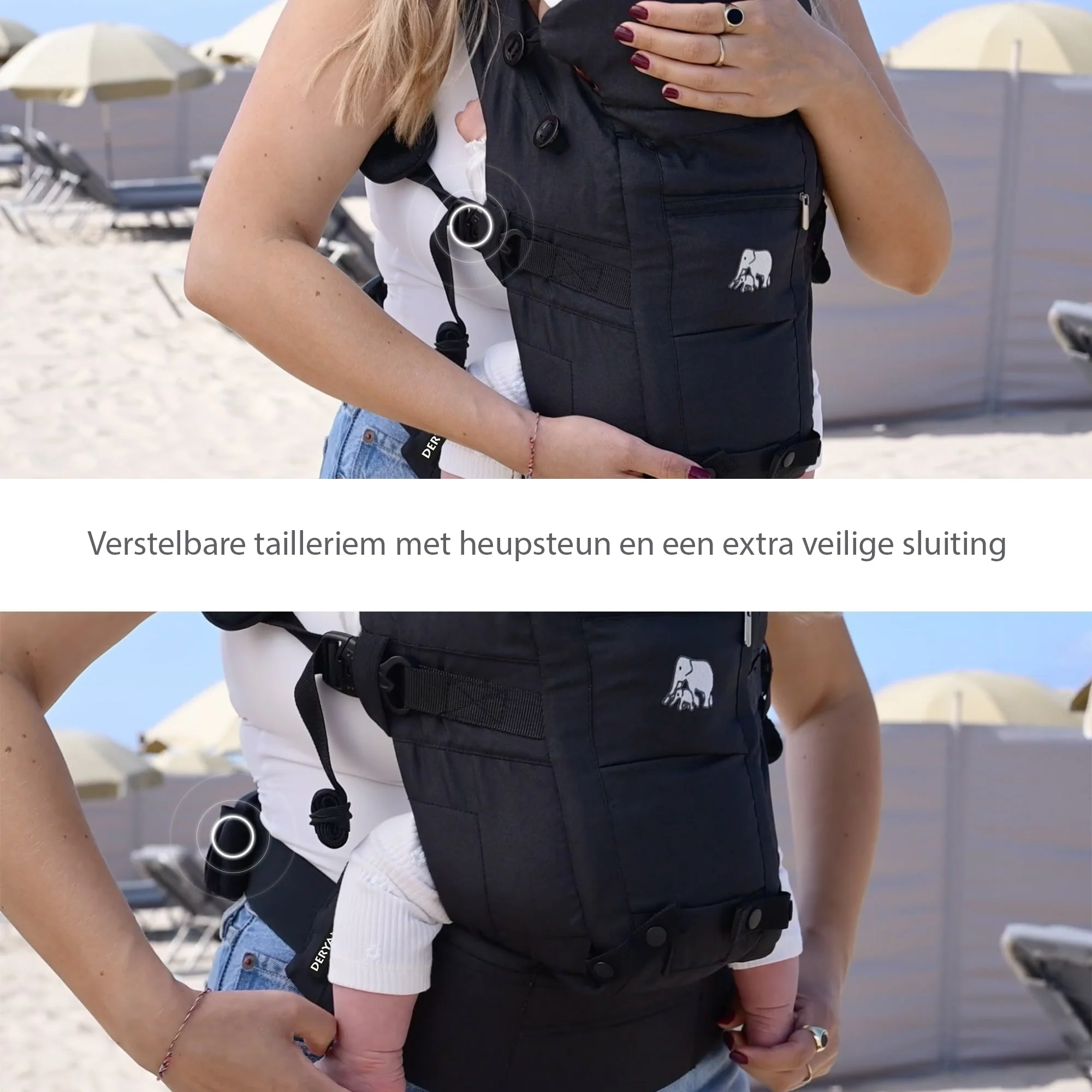 Draagzak 4 in 1 - Zwart - Image 3