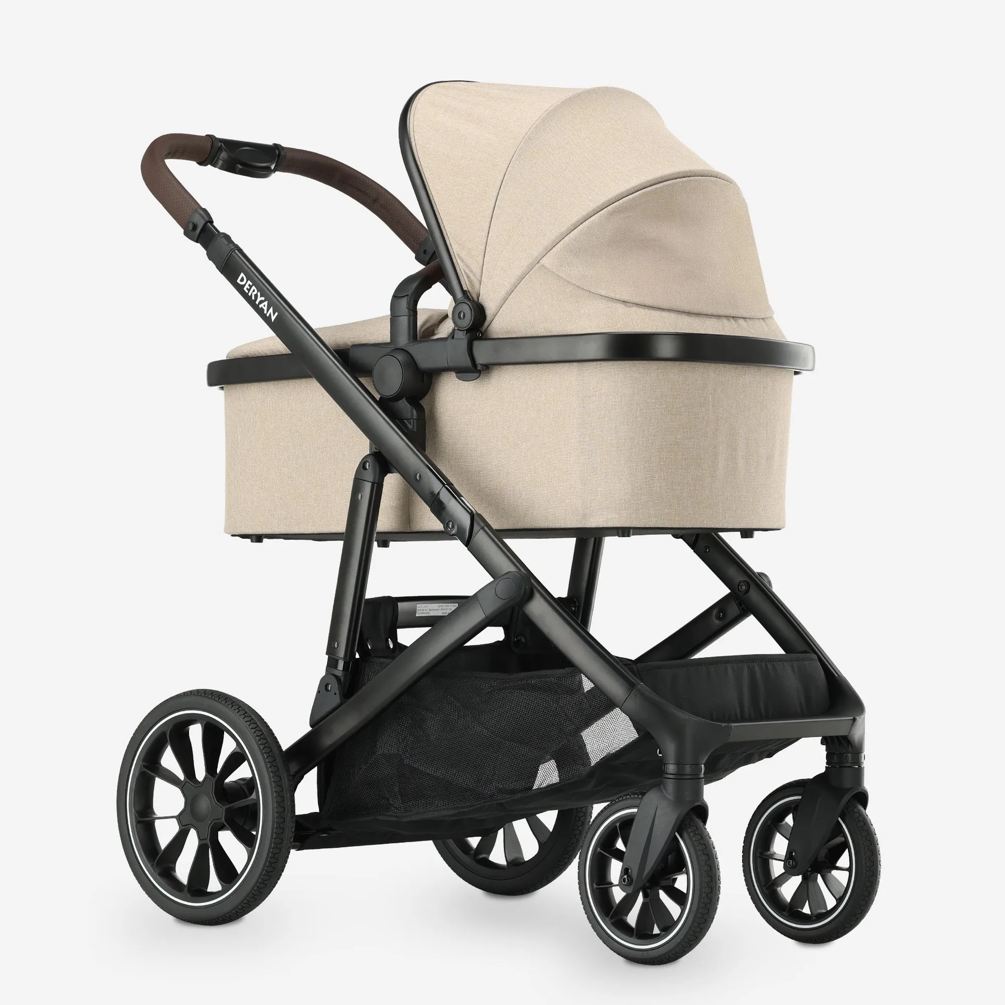 Evy² Duo Kinderwagen 2 in 1 Nougat - Image 4