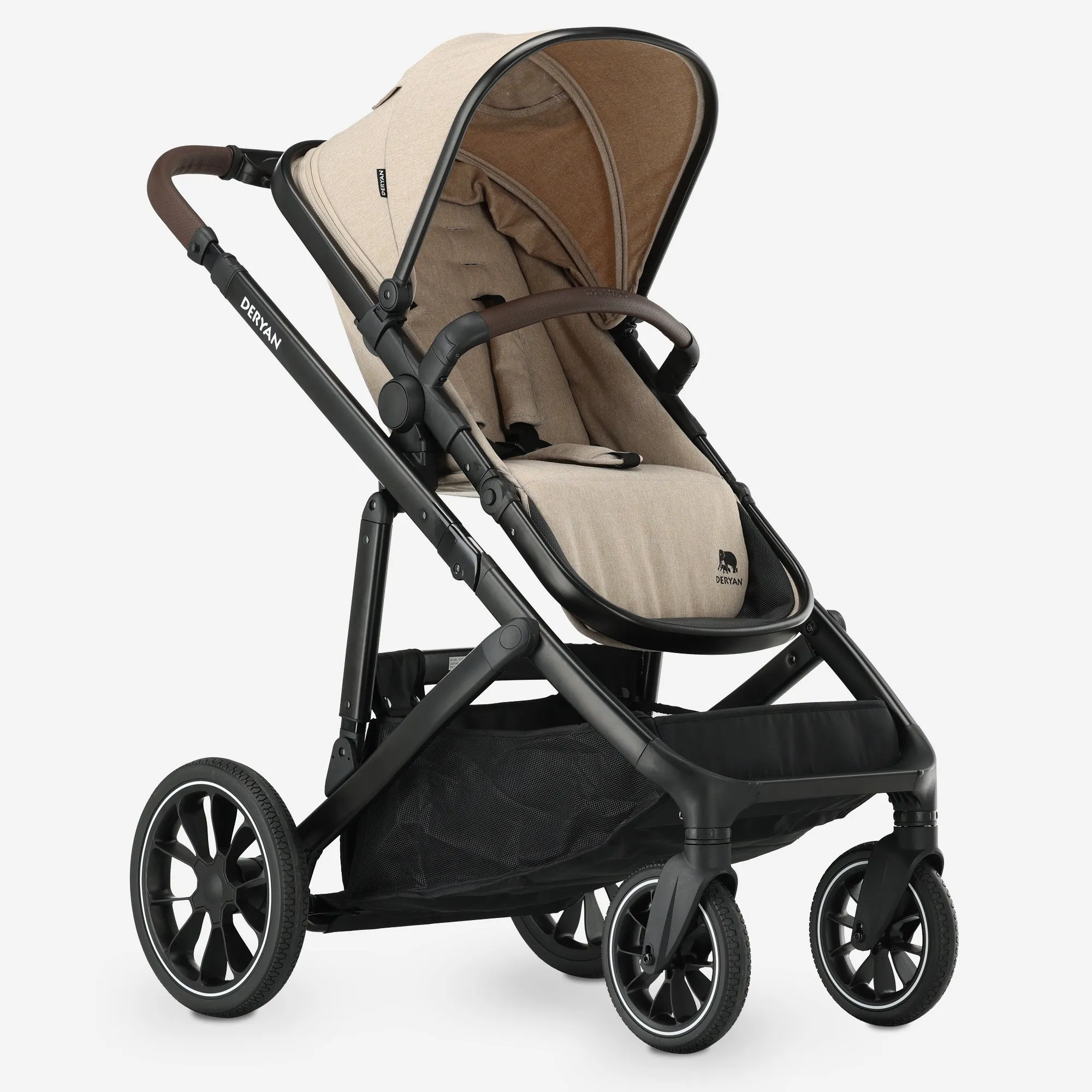Evy² Duo Kinderwagen 2 in 1 Nougat - Image 8