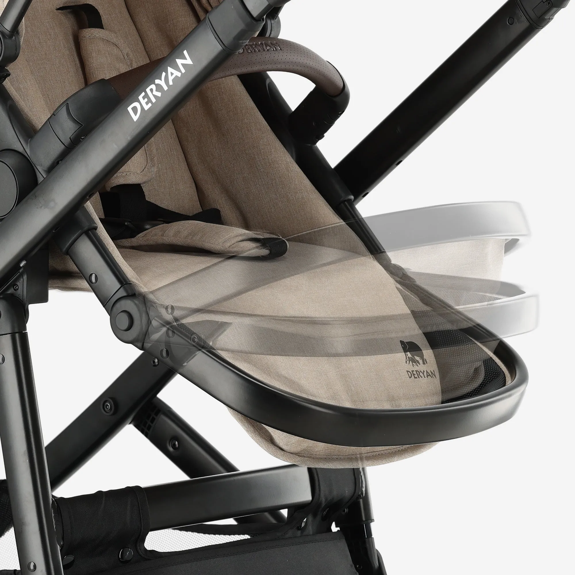 Evy² Duo Kinderwagen 2 in 1 Nougat - Image 9