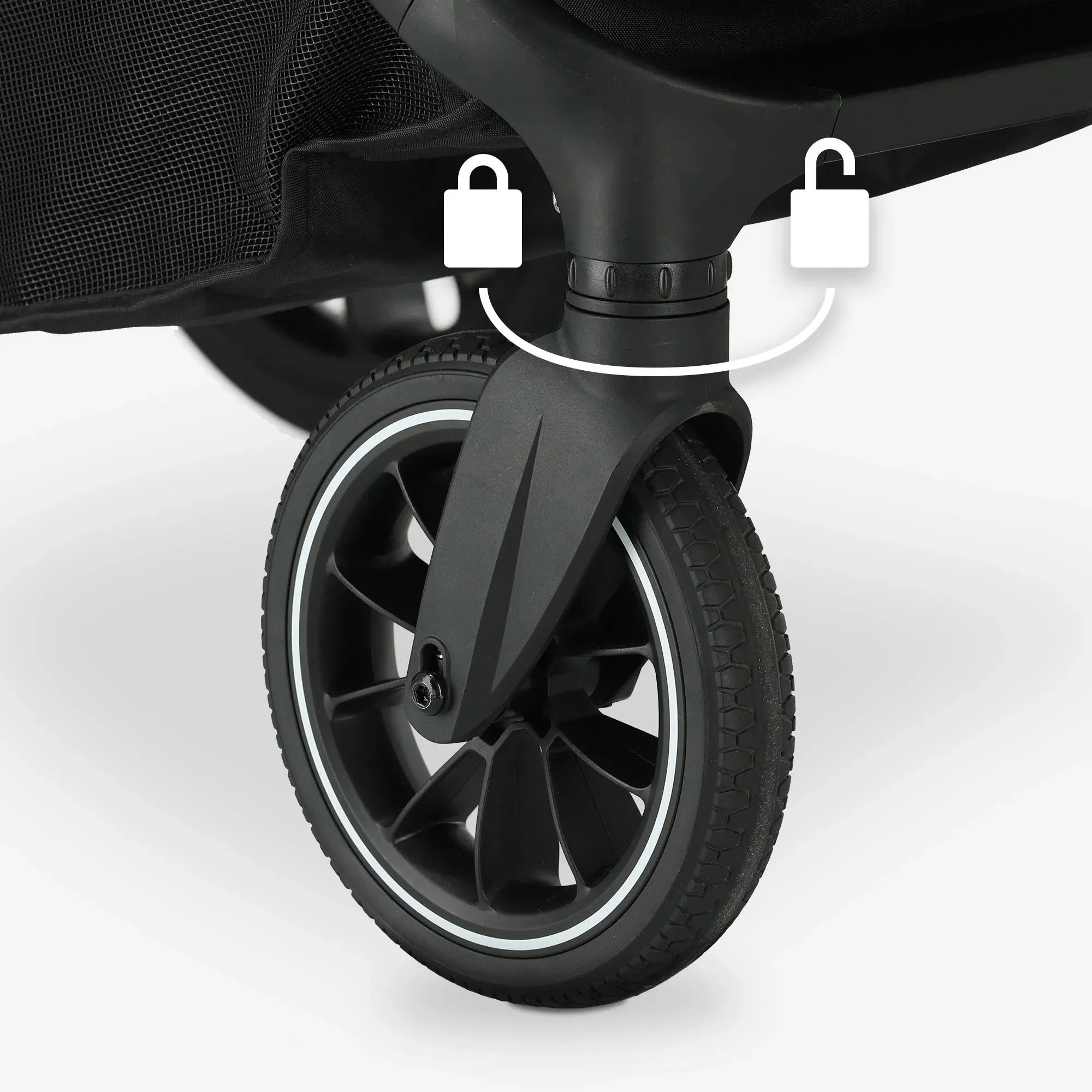 Evy² Duo Kinderwagen Zwart 2 in 1 - Image 14