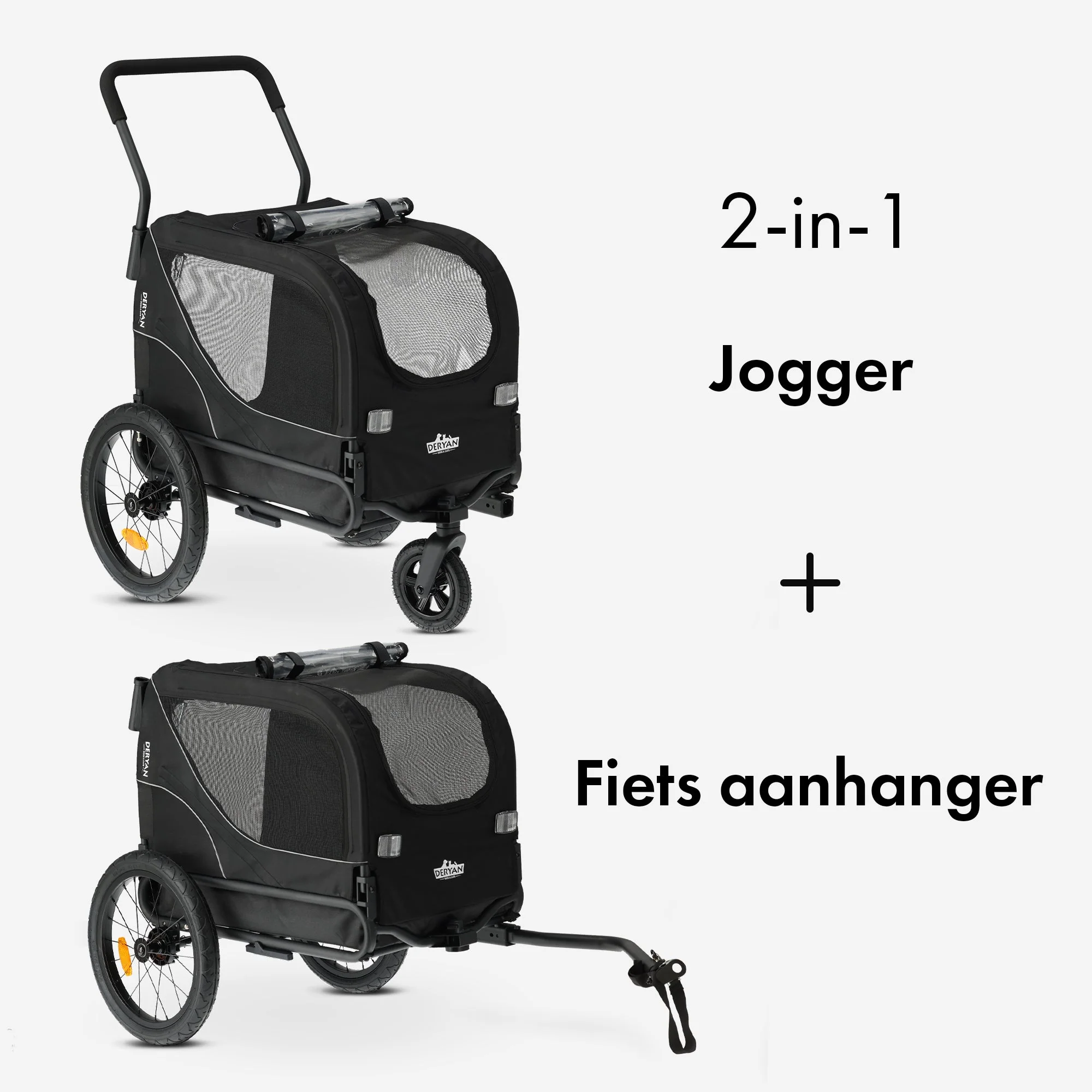Hondenfietskar 2-in-1 – Opvouwbaar – Tot 20kg – Geschikt voor E-bikes - Image 9