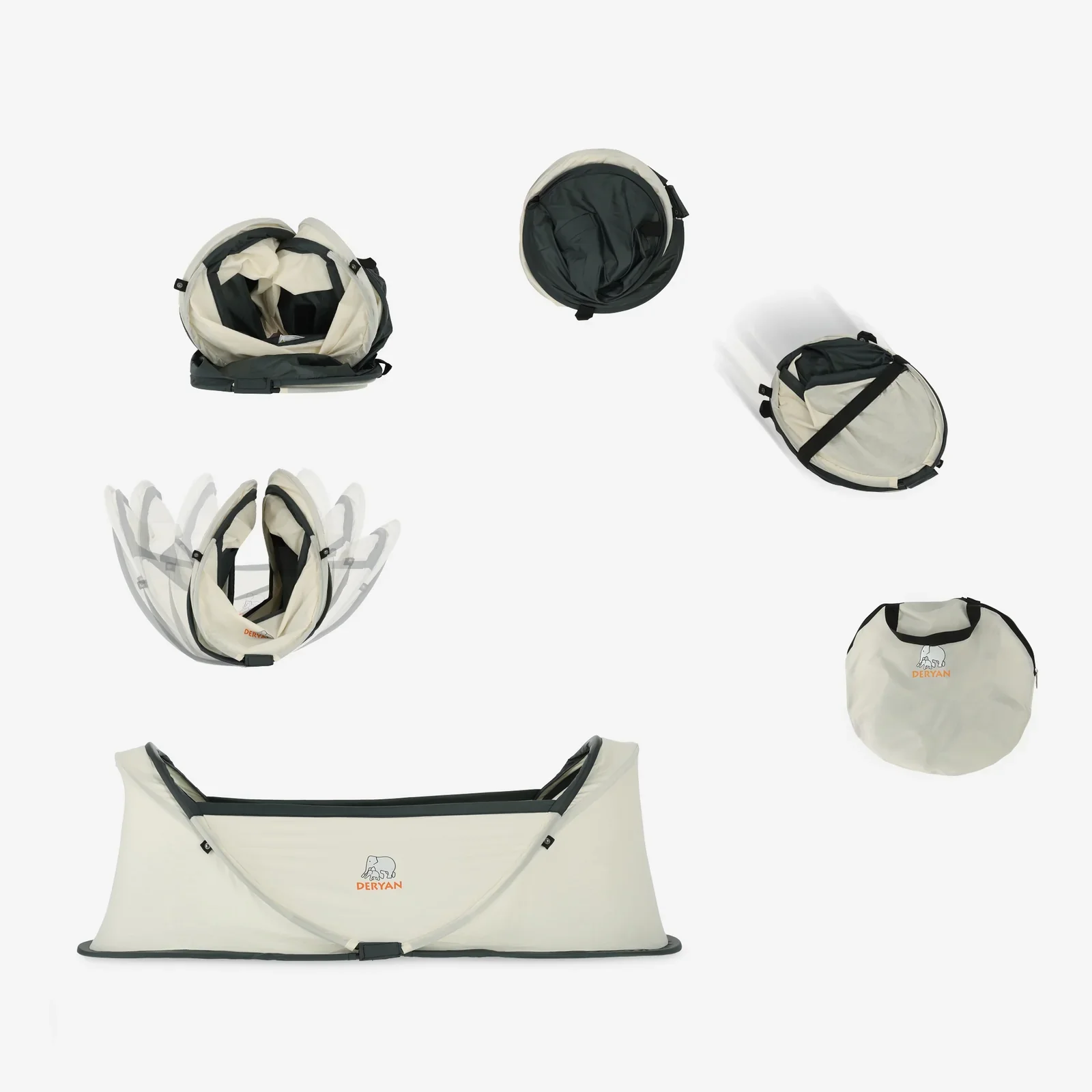 Infant Campingbedje - Cream - Image 9