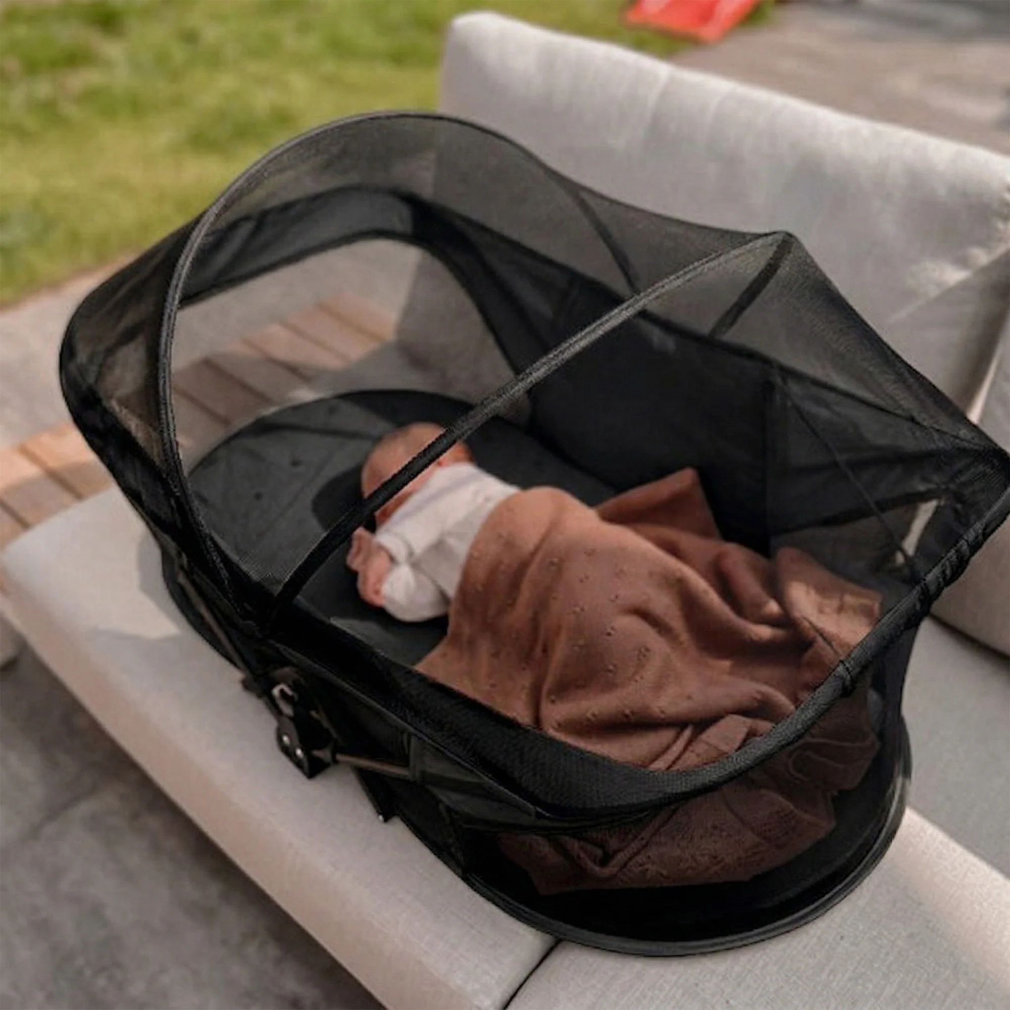 Infant Deluxe BabyBox Campingbedje - Zwart - Image 9