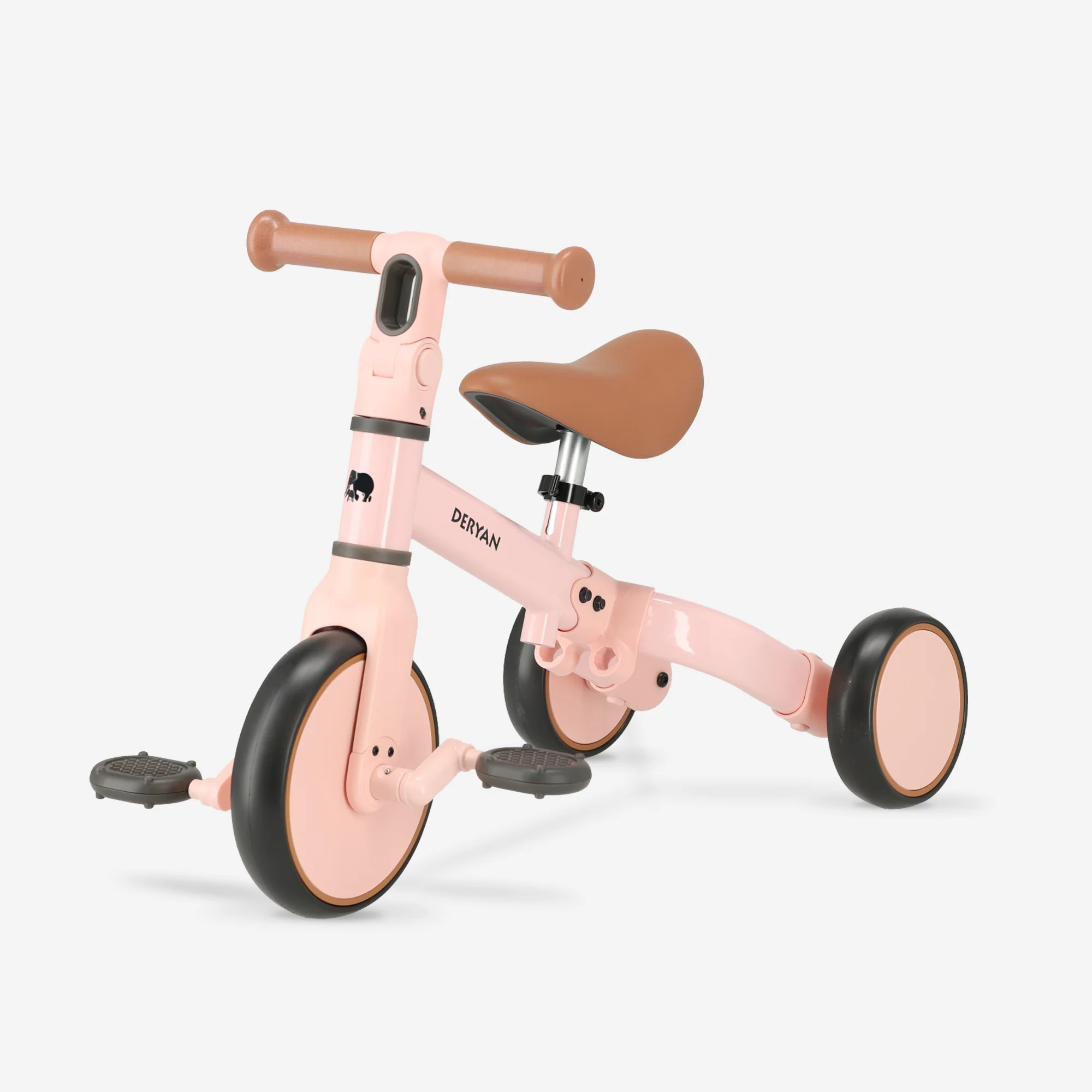 Jaime 4 in 1 Driewieler - Roze