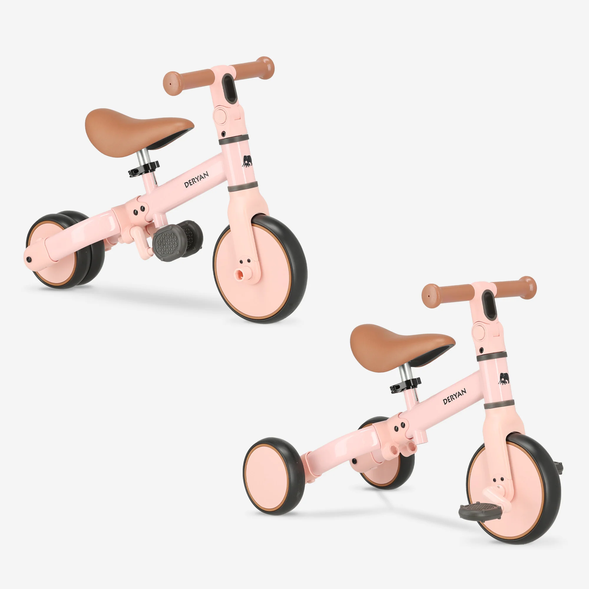 Jaime 4 in 1 Driewieler - Roze - Image 3