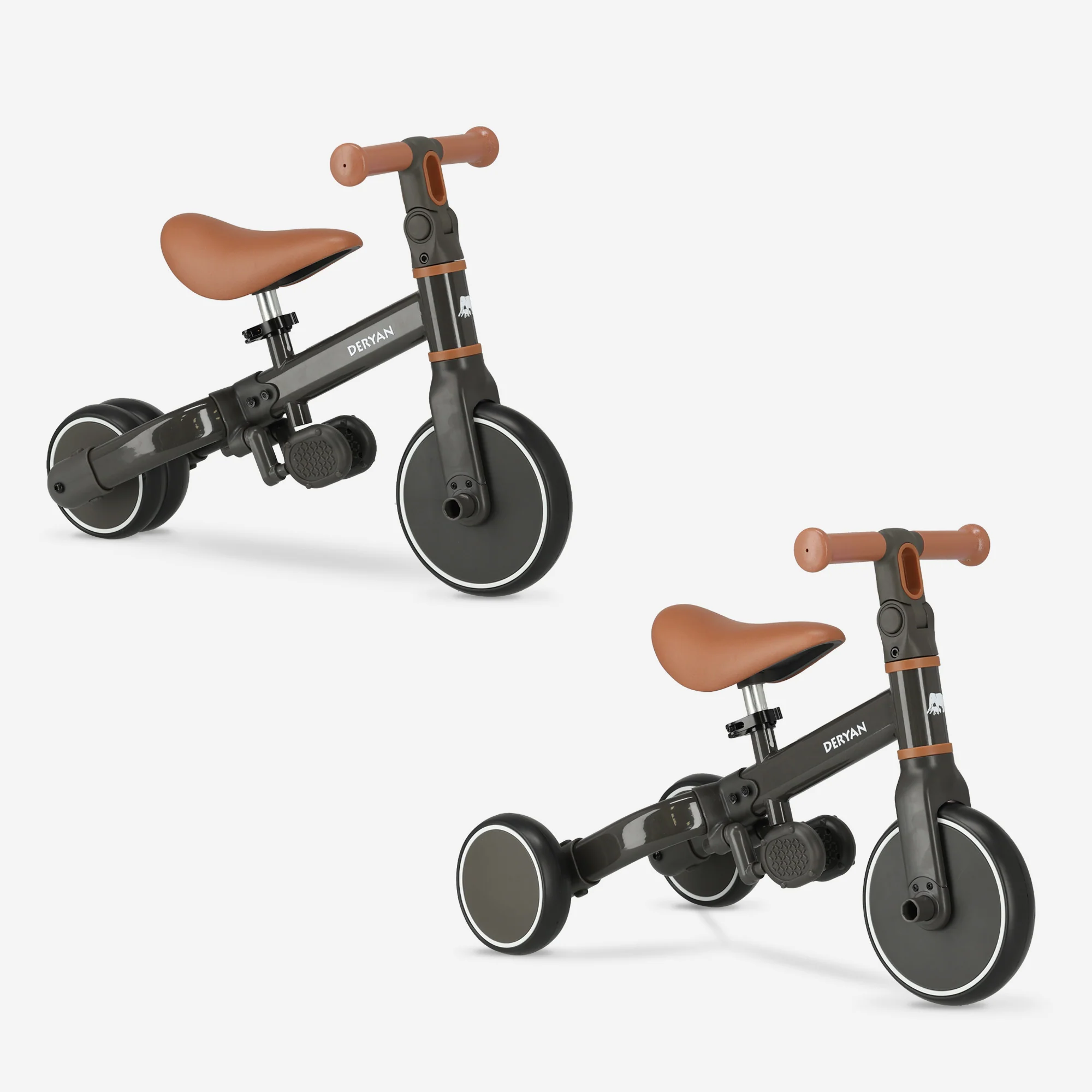 Jaime 4 in 1 Driewieler - Zwart - Image 3