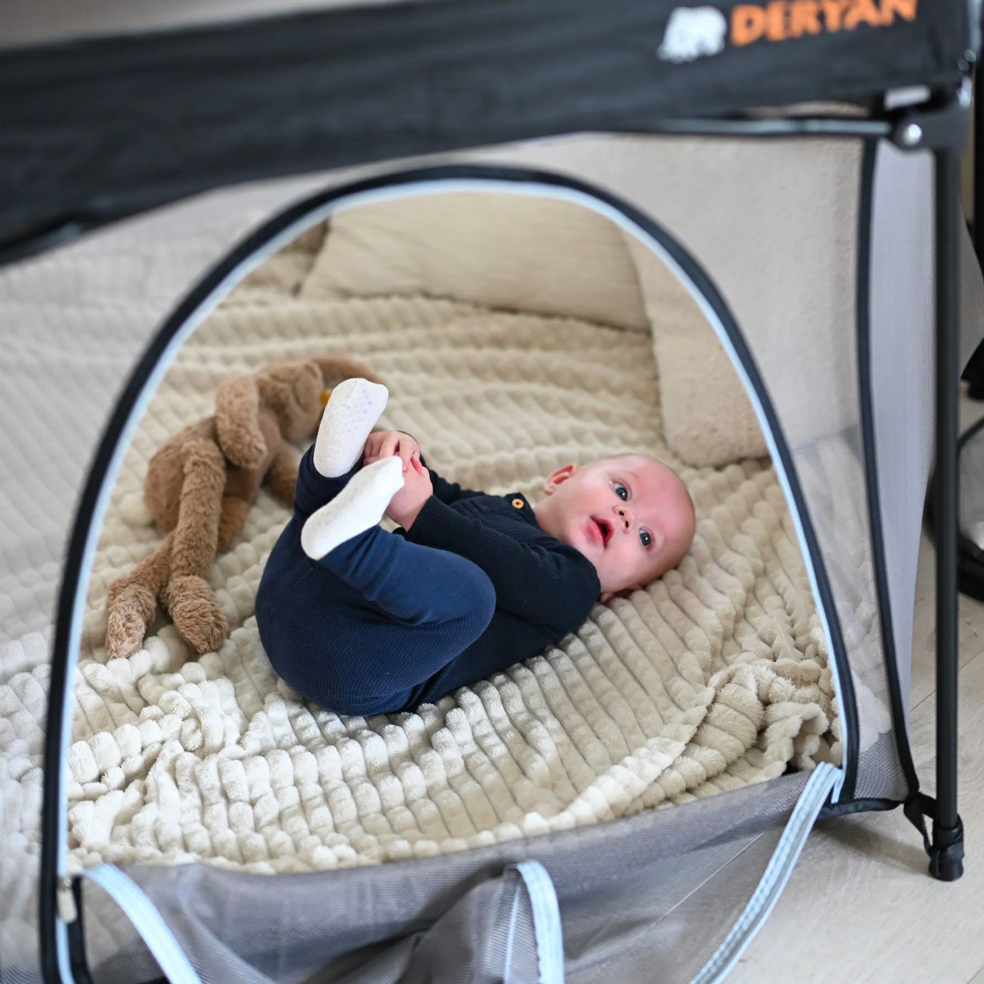 Grondbox - Kinderbox - Kruipbox voor Baby - Zwart - Image 4