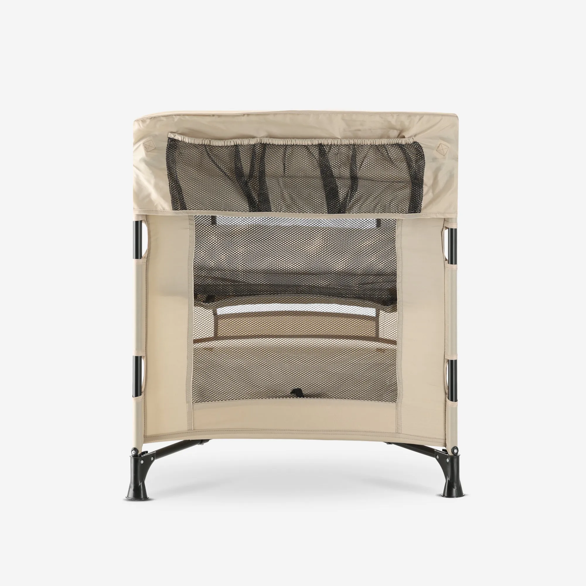 Luxe Campingbed Inclusief transporttas - Inclusief verschoonblad -Inclusief bodemverhoger Nougat - Image 8